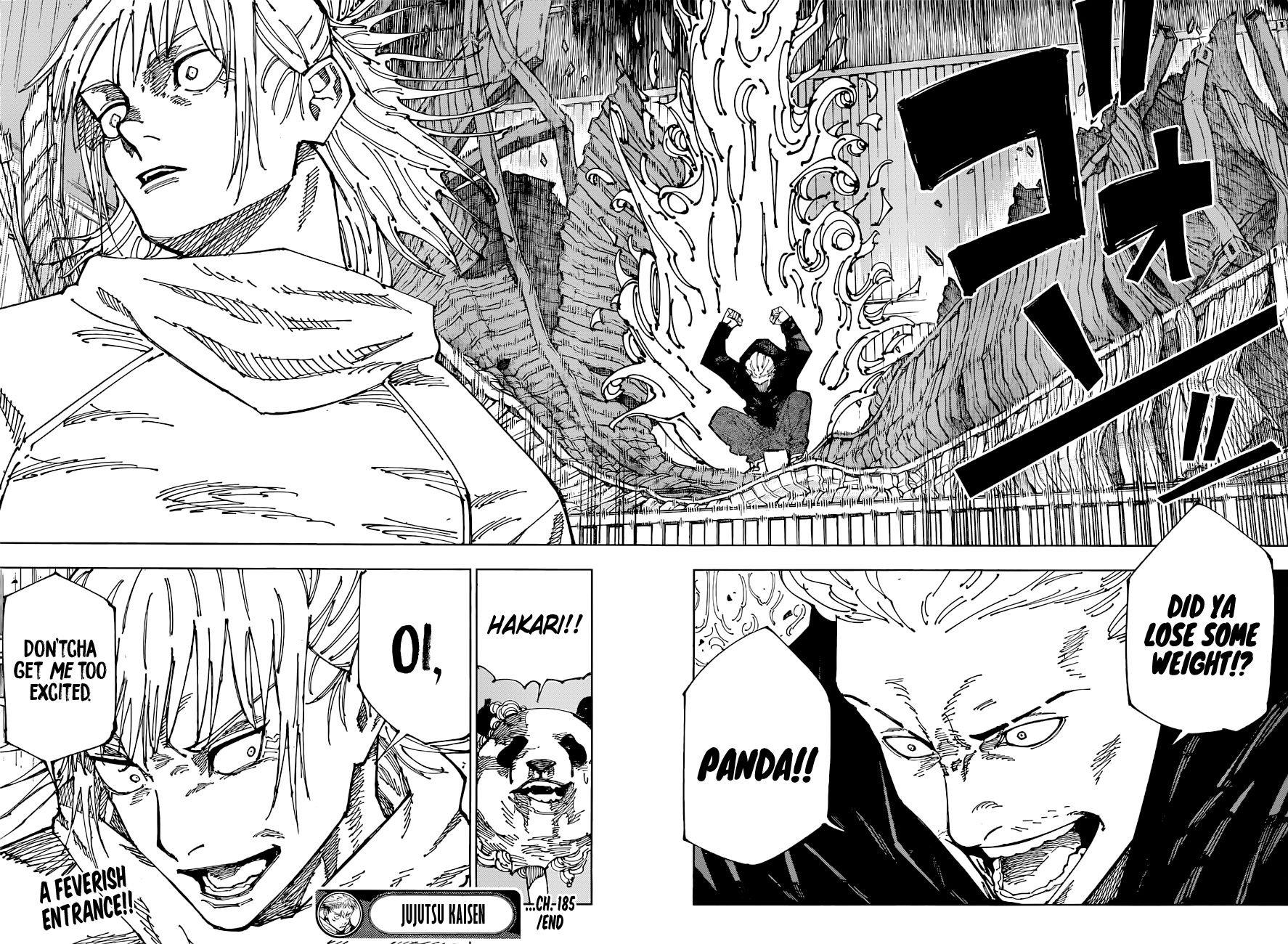 Jujutsu Kaisen chapter 185 page 17