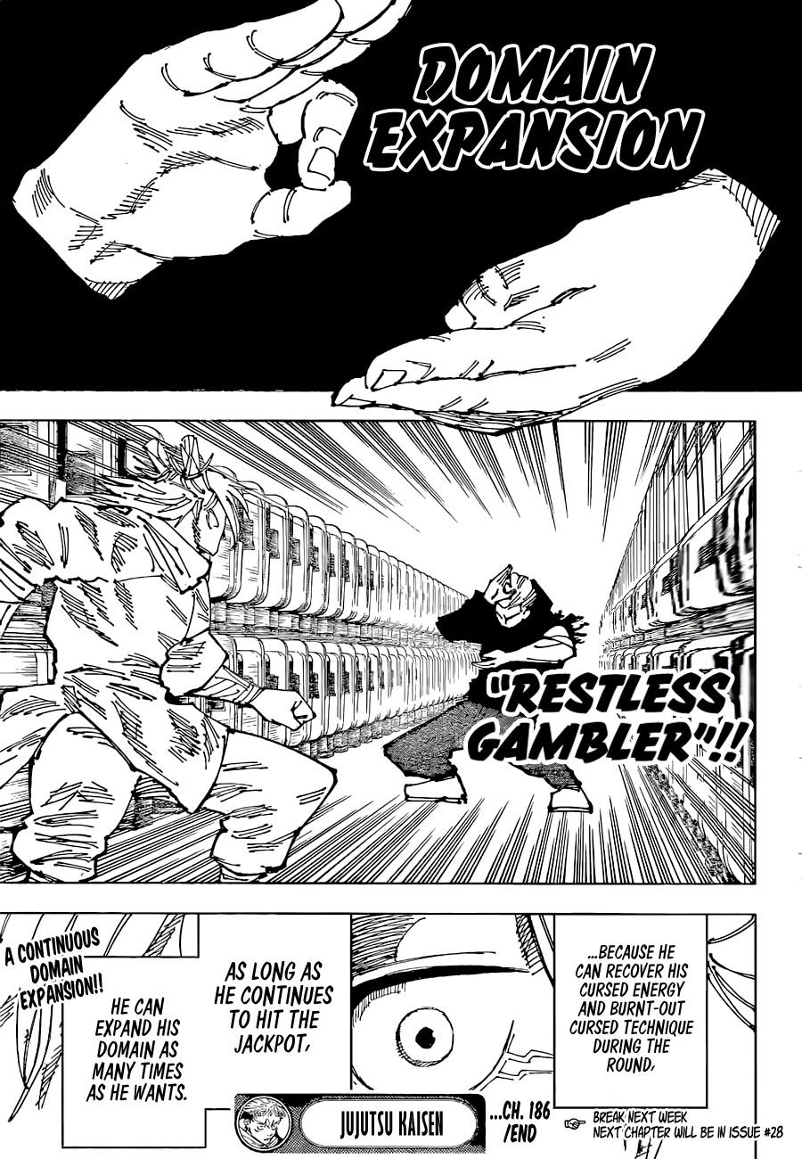 Jujutsu Kaisen chapter 186 page 17