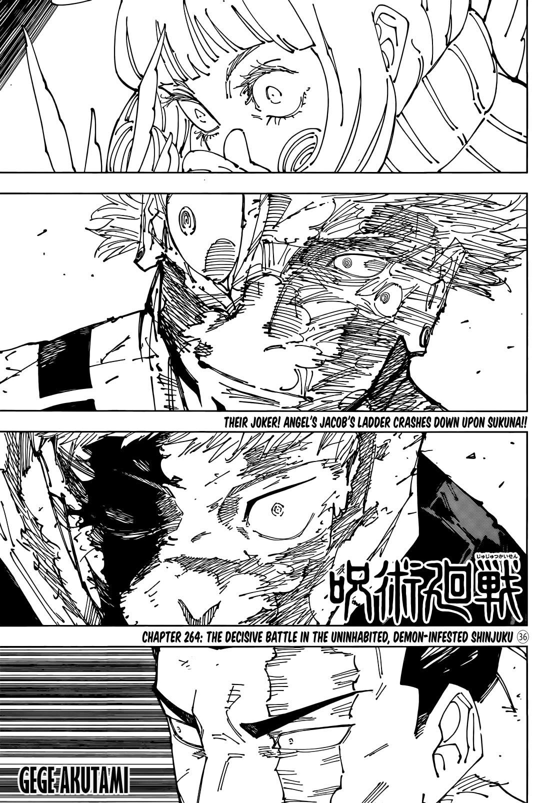 Jujutsu Kaisen chapter 264 page 1