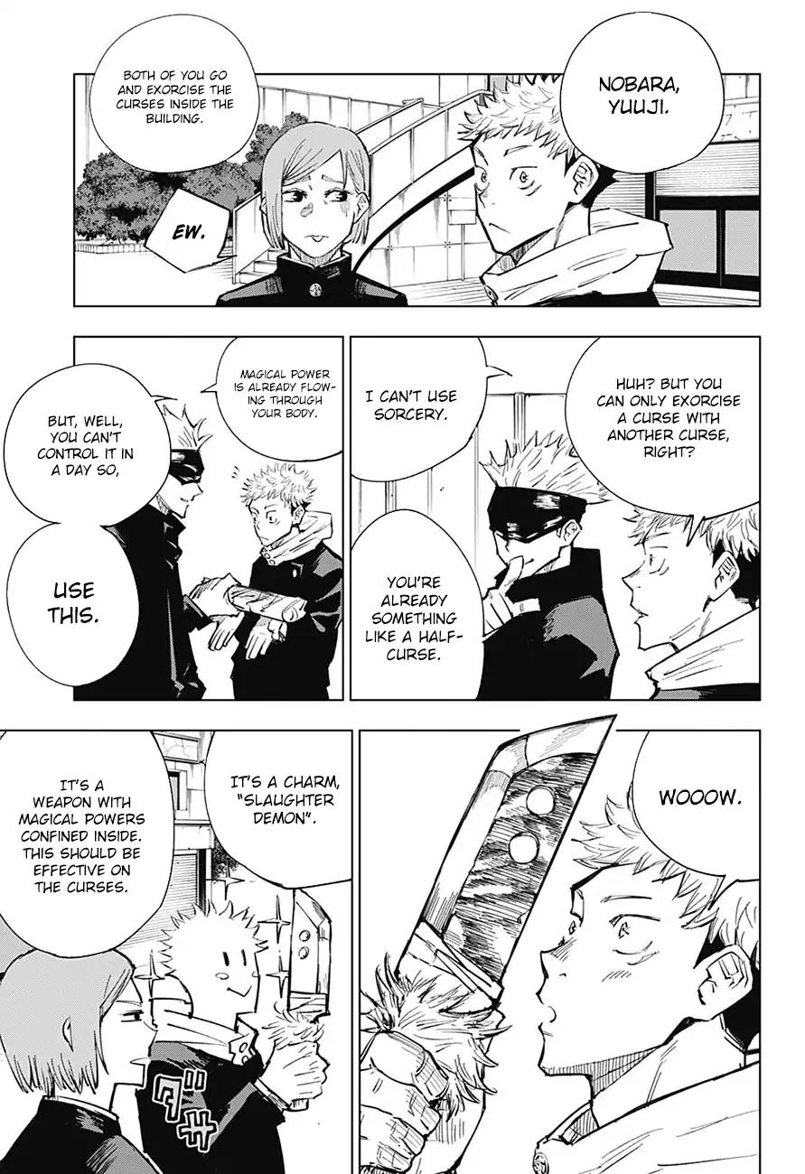 Jujutsu Kaisen chapter 4 page 9