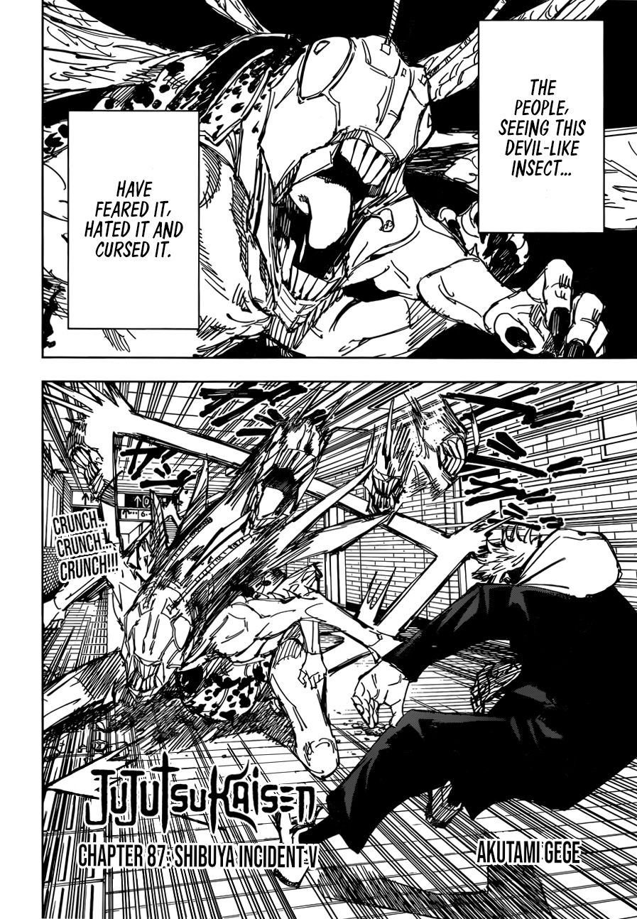 Jujutsu Kaisen chapter 87 page 2