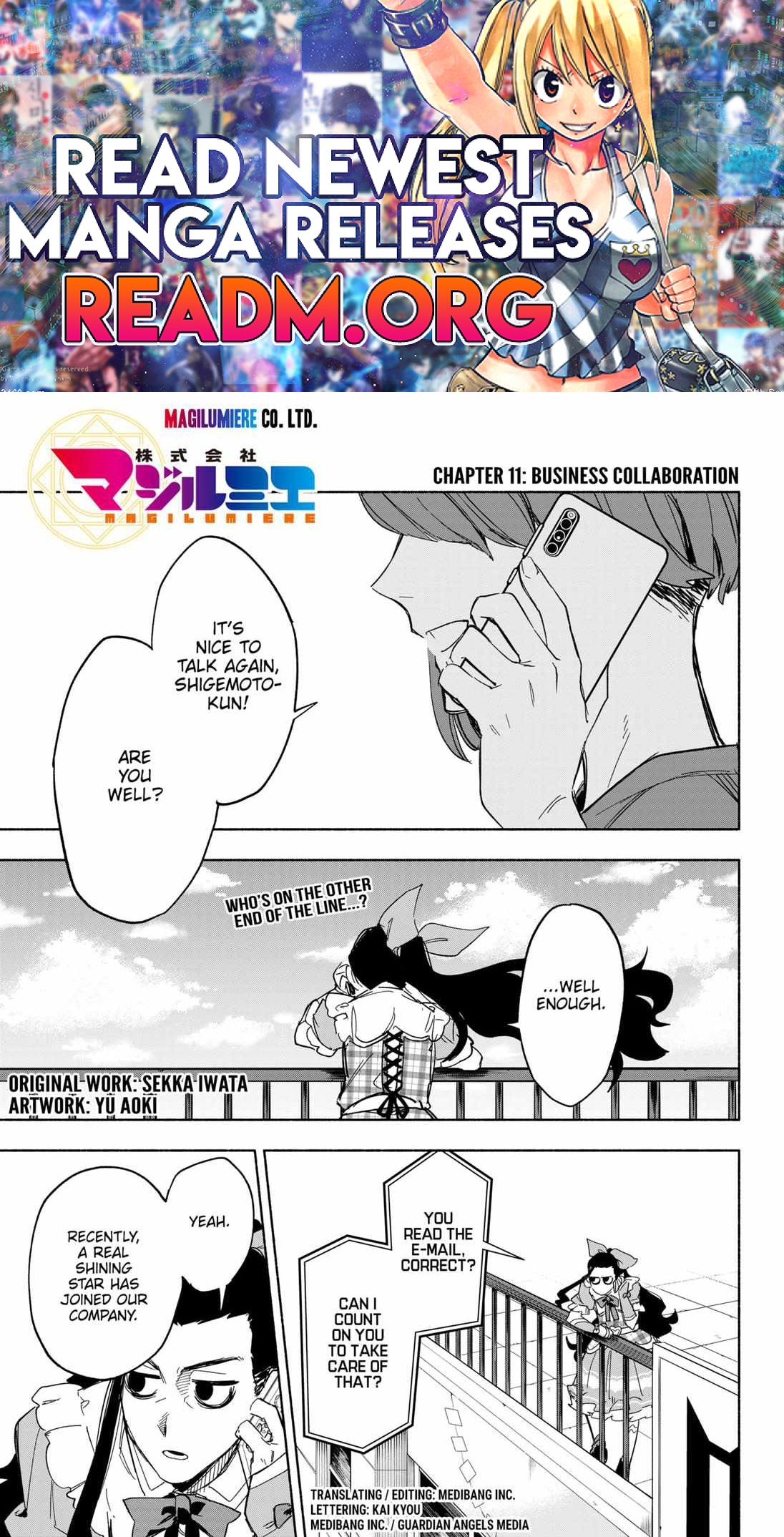Kabushiki Gaisha Magi Lumiere chapter 11 page 1