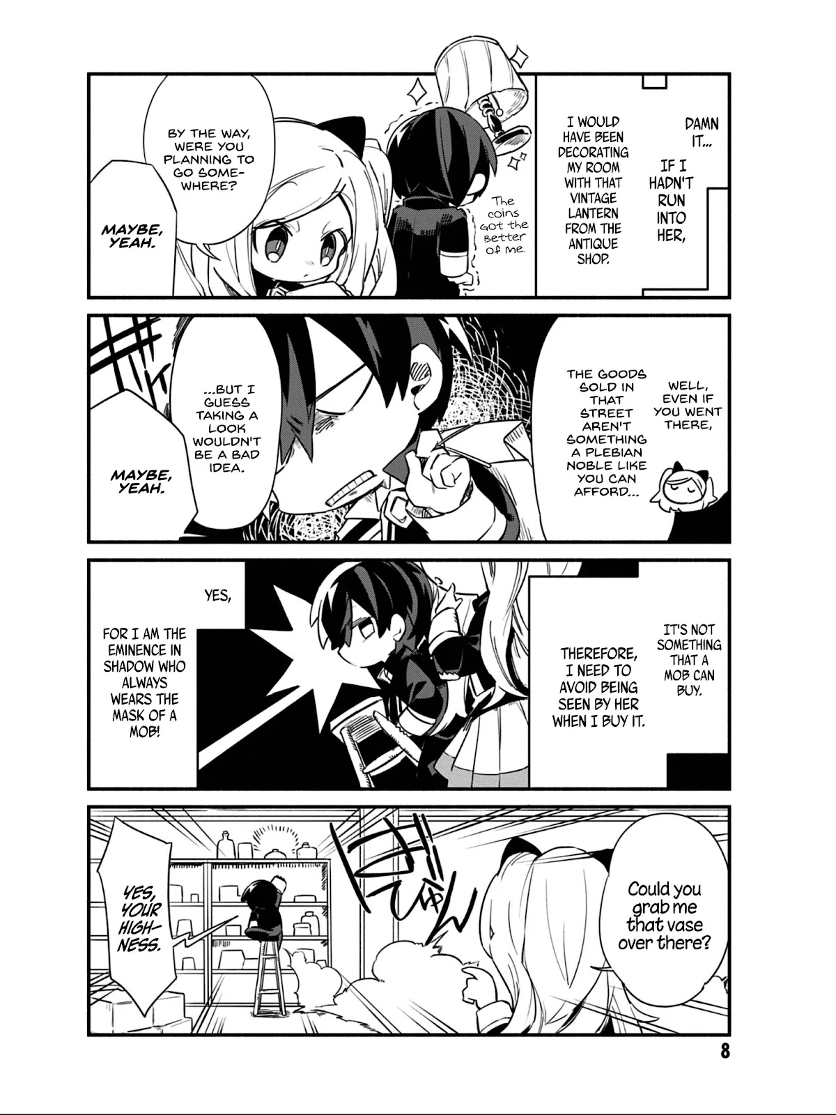 Kage no Jitsuryokusha ni Naritakute! Shadow Gaiden chapter 9 page 7