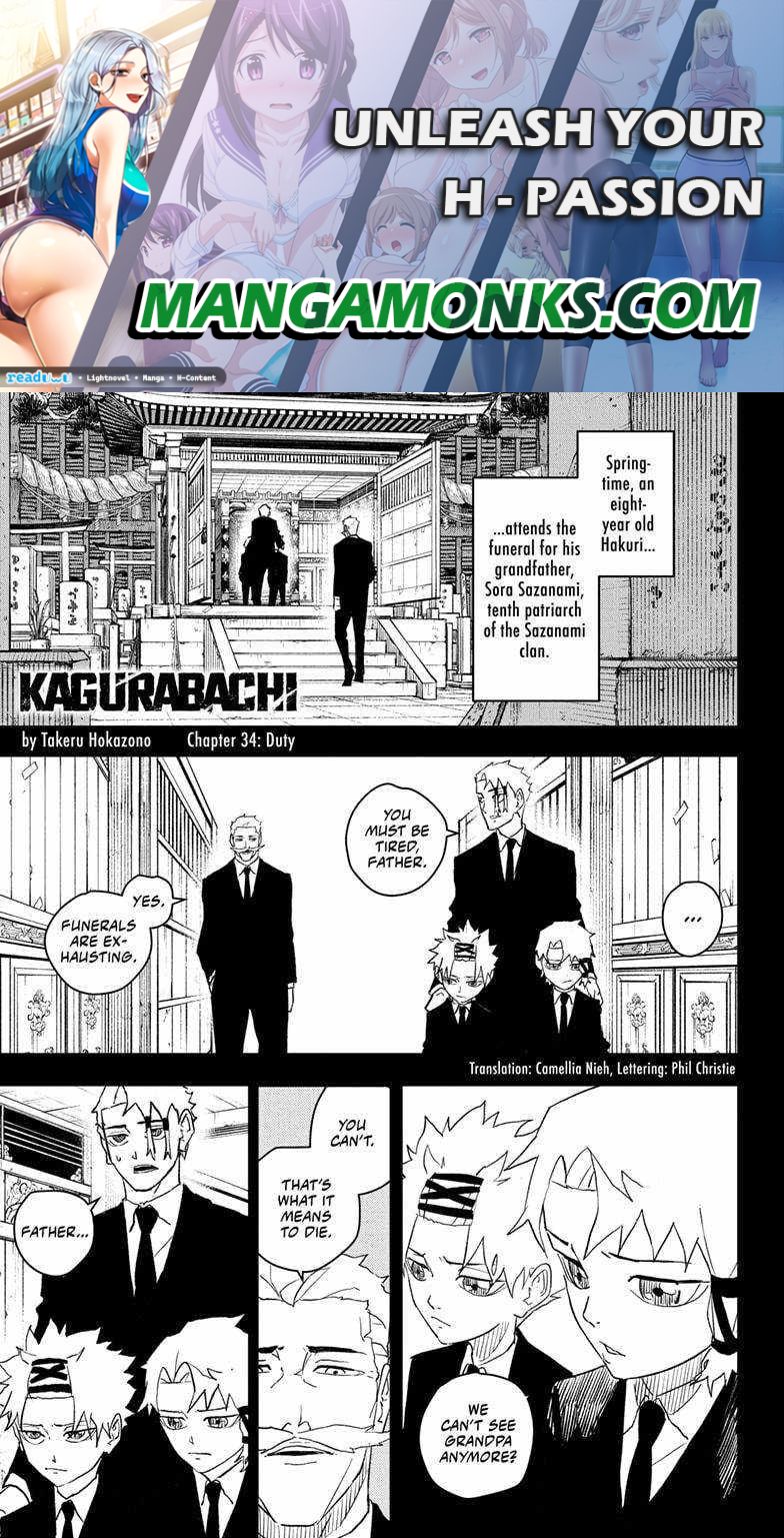 Kagurabachi chapter 34 page 1