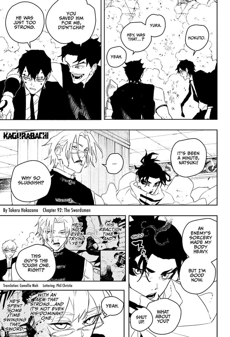 Kagurabachi chapter 92 page 1