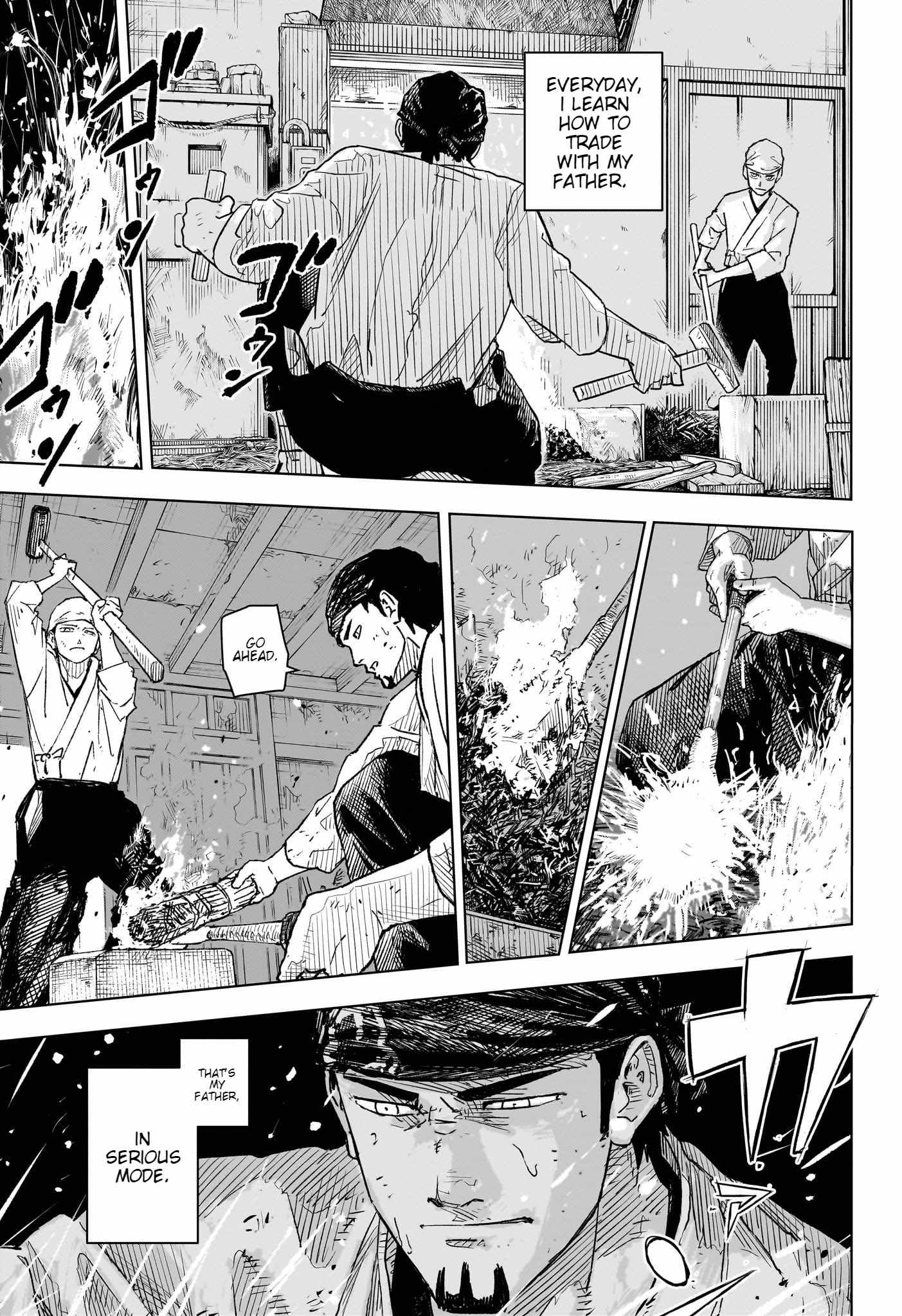 Kagurabachi chapter 1 page 4