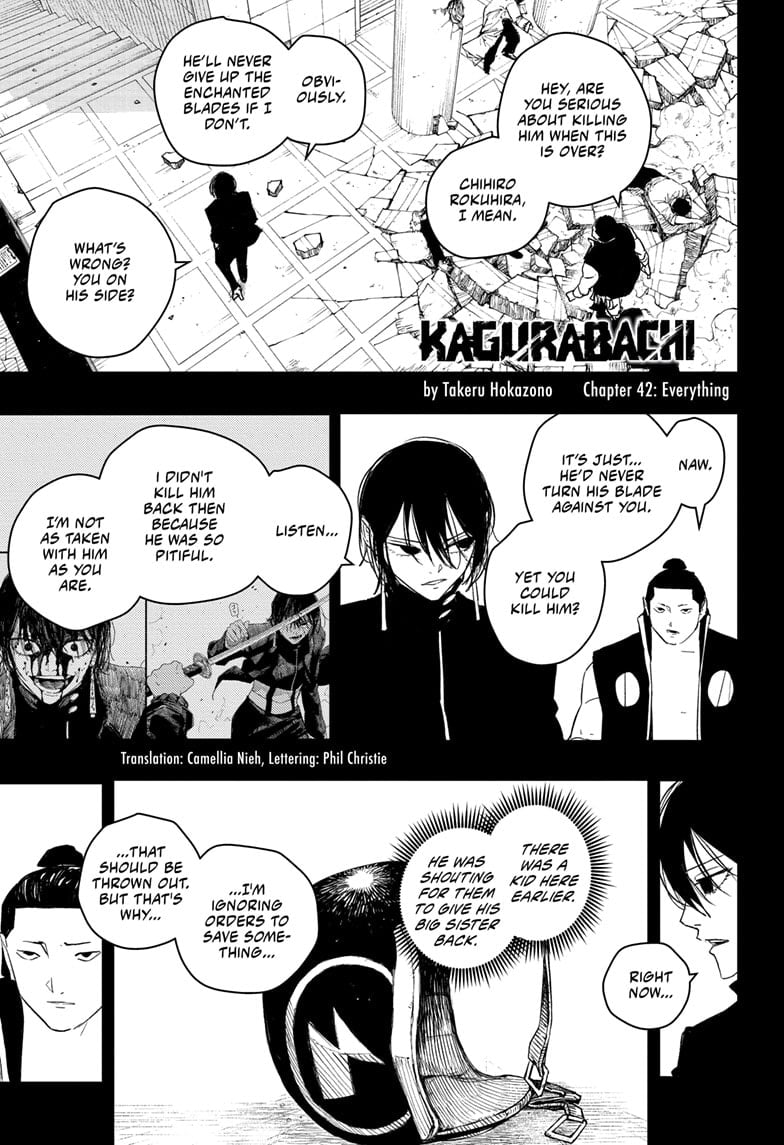 Kagurabachi chapter 42 page 1