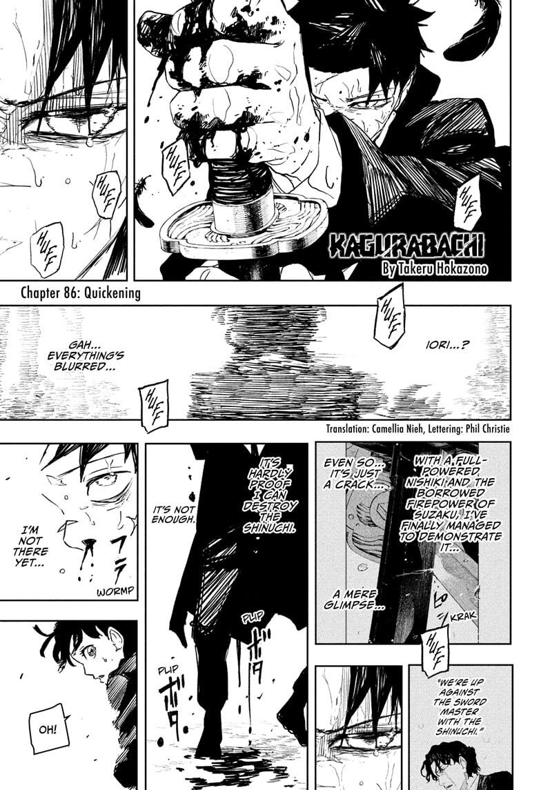 Kagurabachi chapter 86 page 1