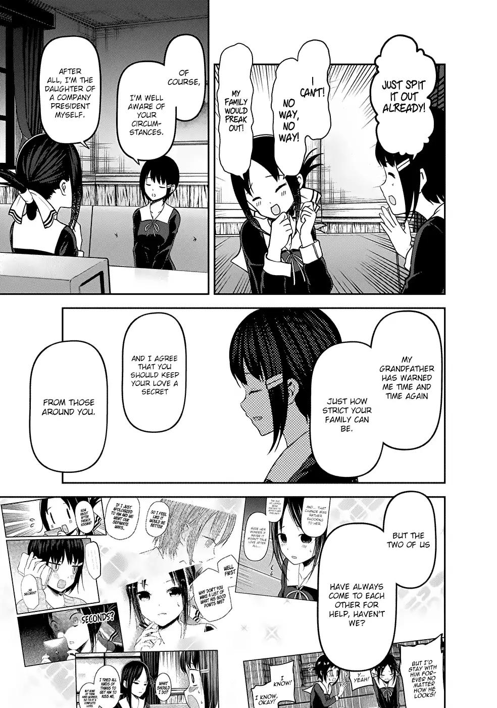 Kaguya-sama wa Kokurasetai - Tensai-tachi no Renai Zunousen chapter 167 page 7