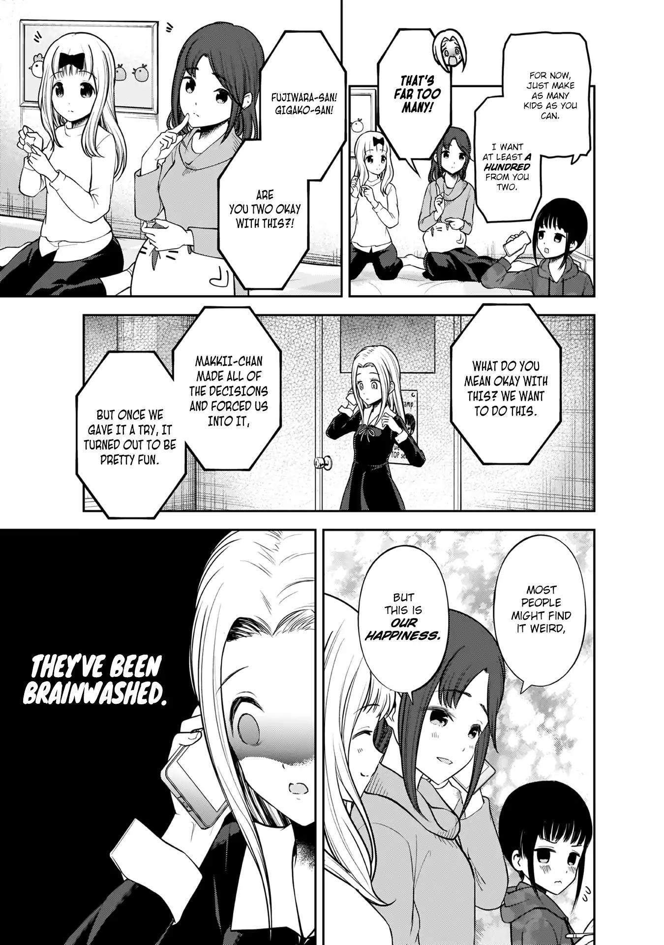 Kaguya-sama wa Kokurasetai - Tensai-tachi no Renai Zunousen chapter 171 page 9