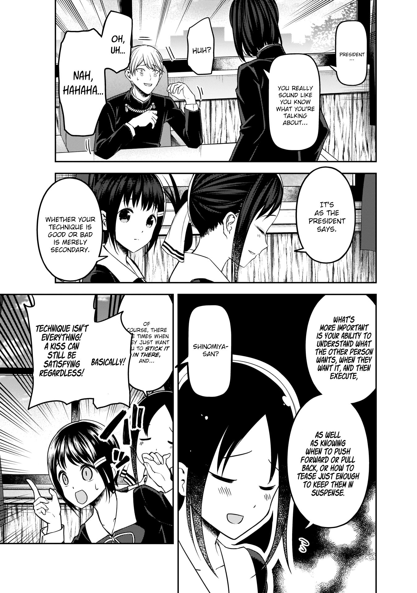 Kaguya-sama wa Kokurasetai - Tensai-tachi no Renai Zunousen chapter 173 page 15