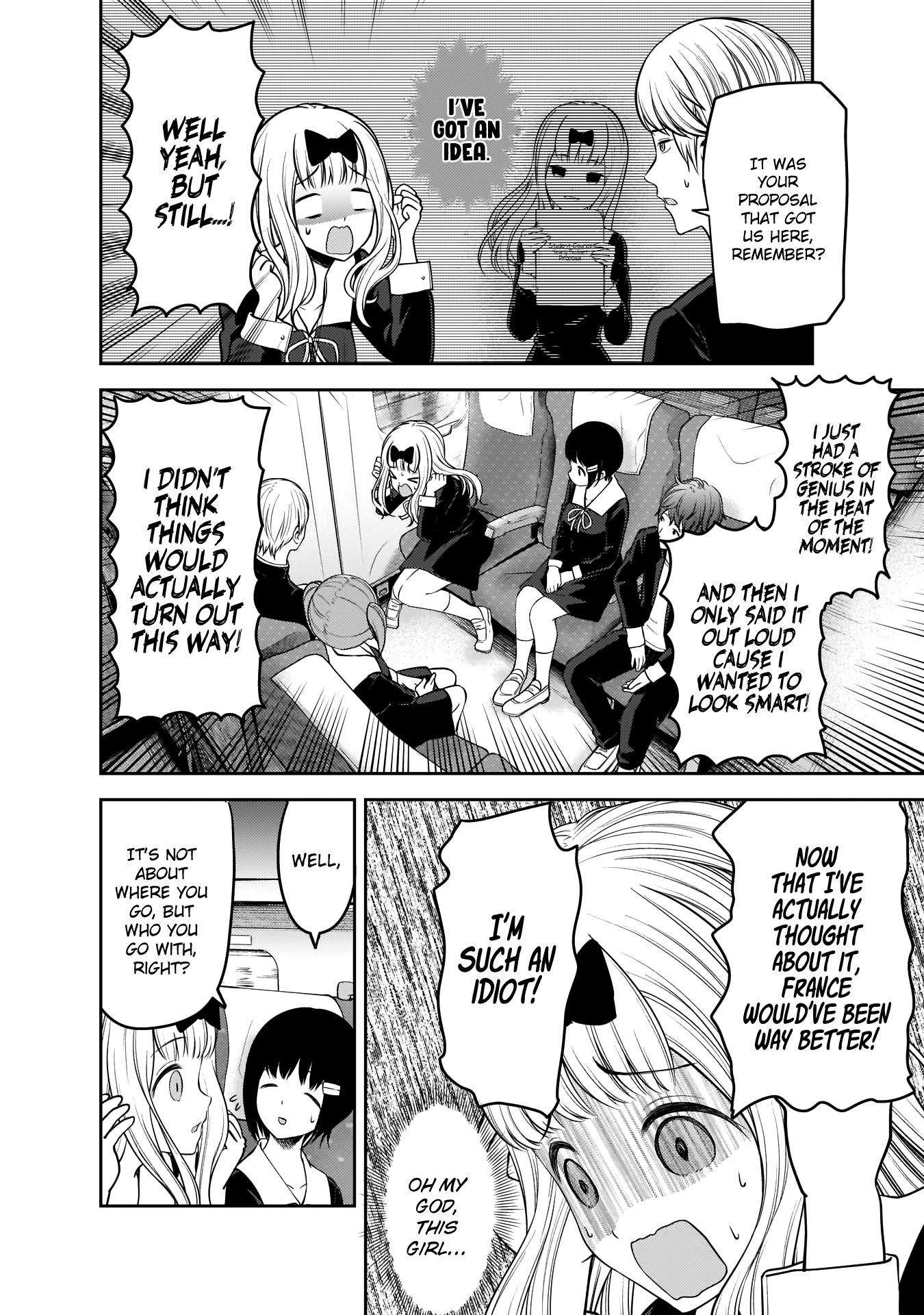 Kaguya-sama wa Kokurasetai - Tensai-tachi no Renai Zunousen chapter 180 page 4