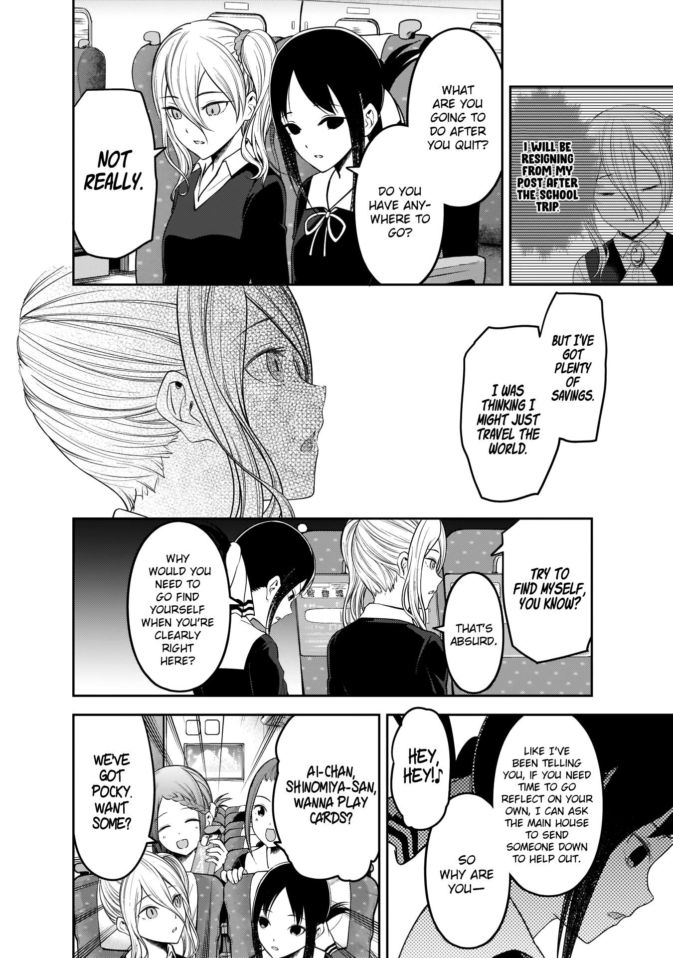 Kaguya-sama wa Kokurasetai - Tensai-tachi no Renai Zunousen chapter 180 page 6