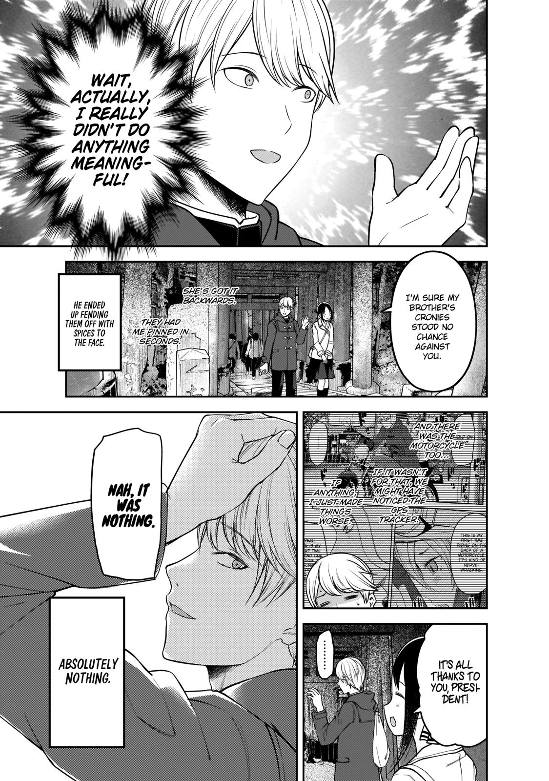 Kaguya-sama wa Kokurasetai - Tensai-tachi no Renai Zunousen chapter 187 page 9
