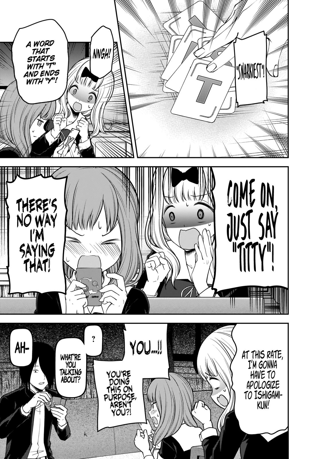 Kaguya-sama wa Kokurasetai - Tensai-tachi no Renai Zunousen chapter 188 page 11