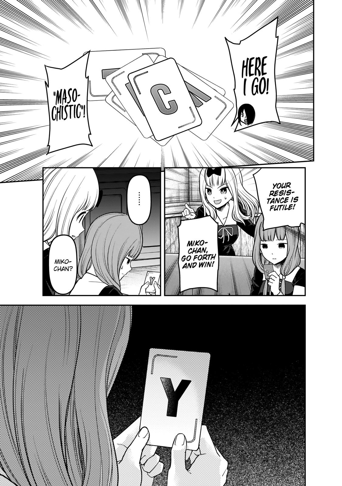 Kaguya-sama wa Kokurasetai - Tensai-tachi no Renai Zunousen chapter 188 page 9