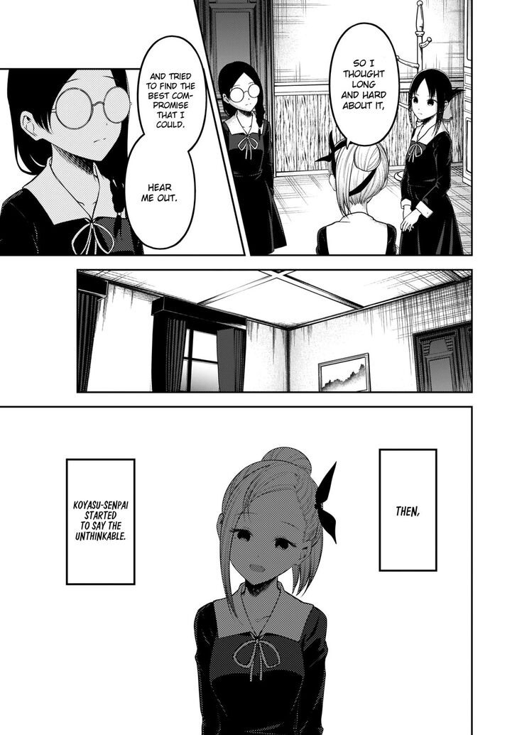 Kaguya-sama wa Kokurasetai - Tensai-tachi no Renai Zunousen chapter 192 page 9