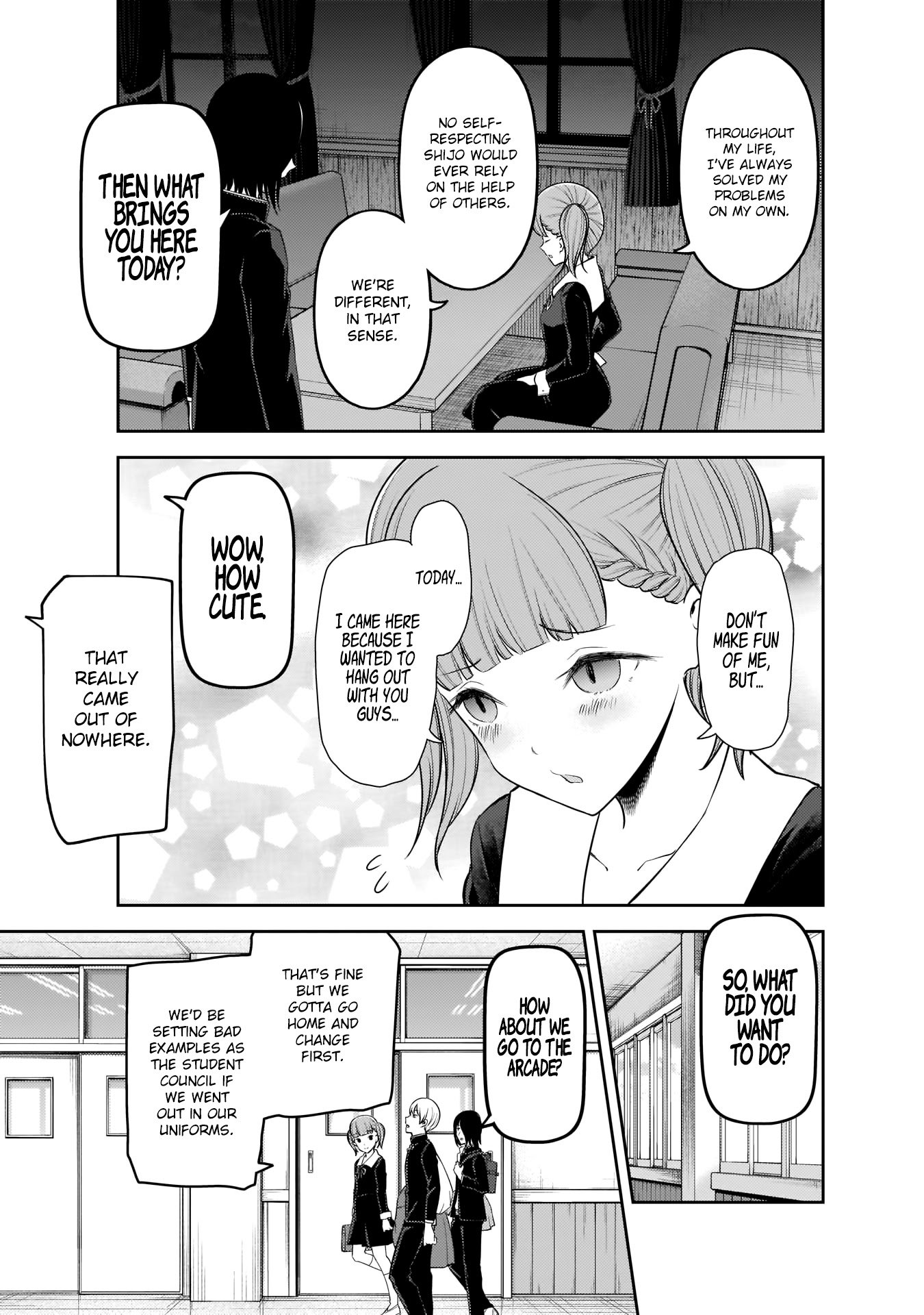 Kaguya-sama wa Kokurasetai - Tensai-tachi no Renai Zunousen chapter 196 page 3