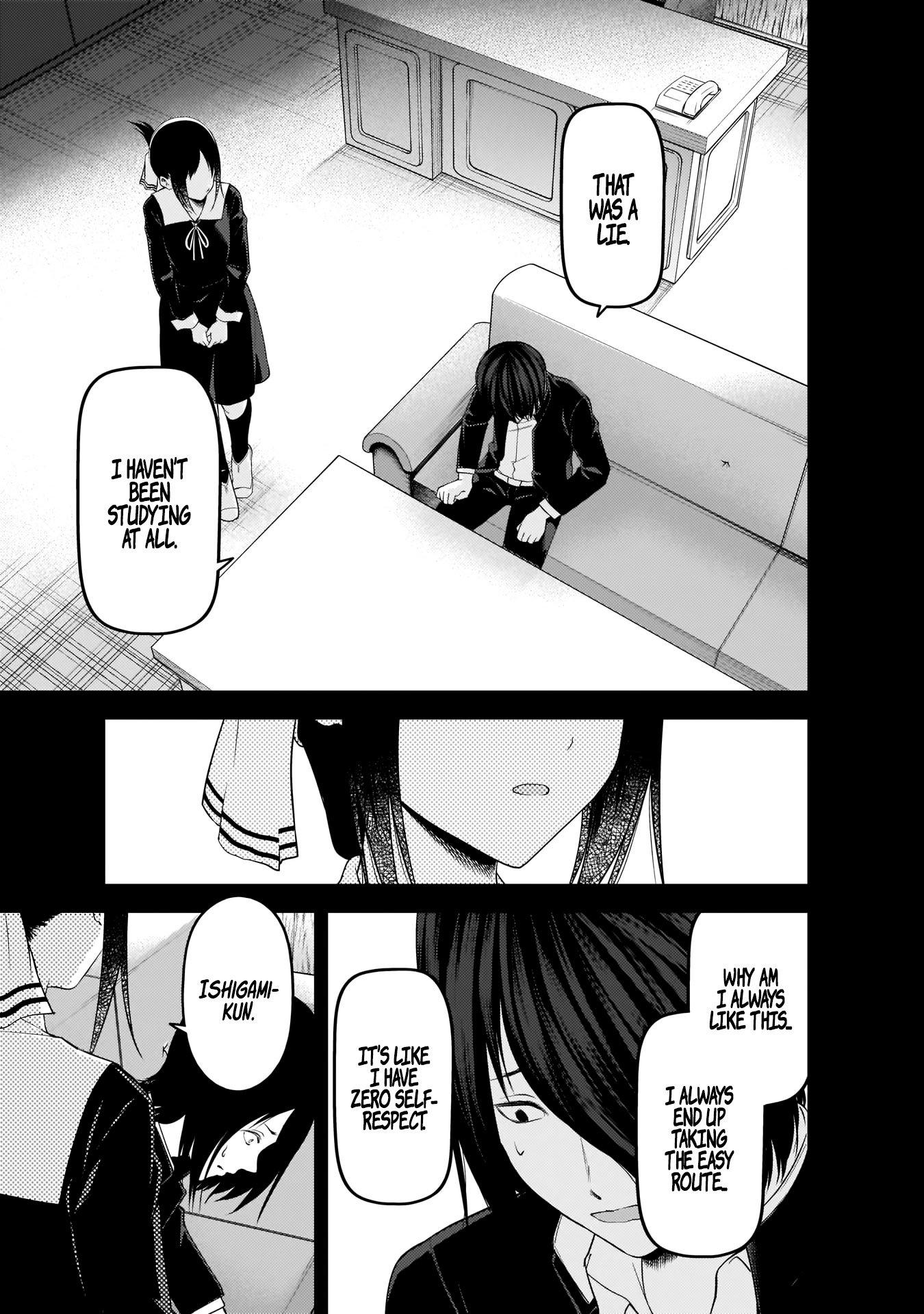 Kaguya-sama wa Kokurasetai - Tensai-tachi no Renai Zunousen chapter 198 page 7