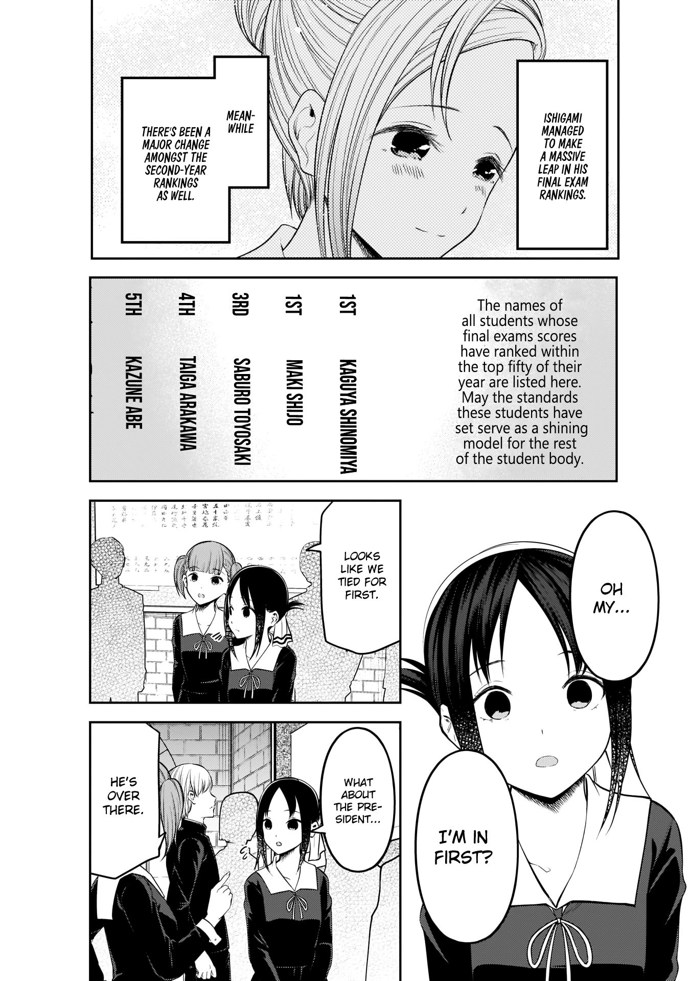 Kaguya-sama wa Kokurasetai - Tensai-tachi no Renai Zunousen chapter 199 page 2