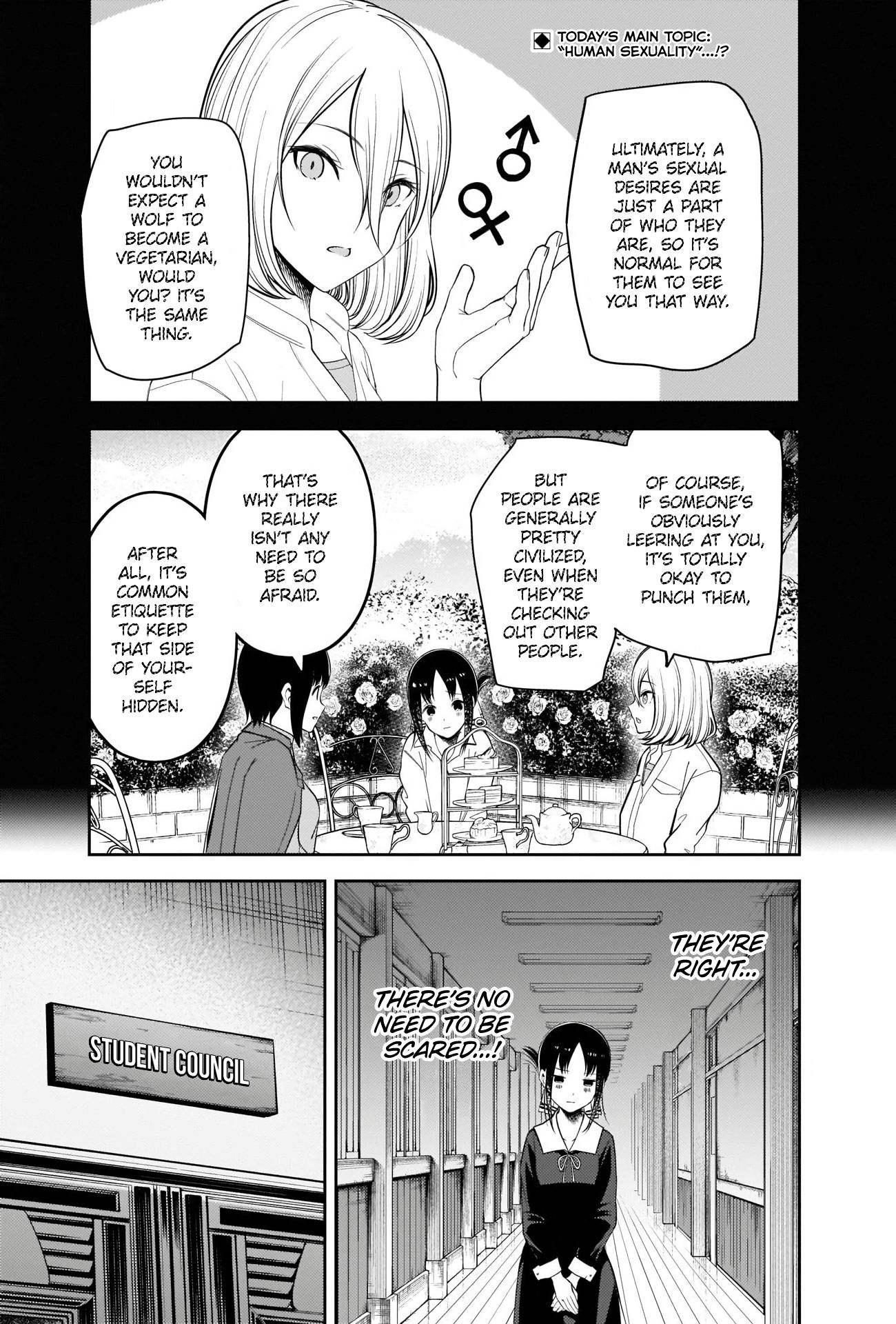 Kaguya-sama wa Kokurasetai - Tensai-tachi no Renai Zunousen chapter 217 page 1