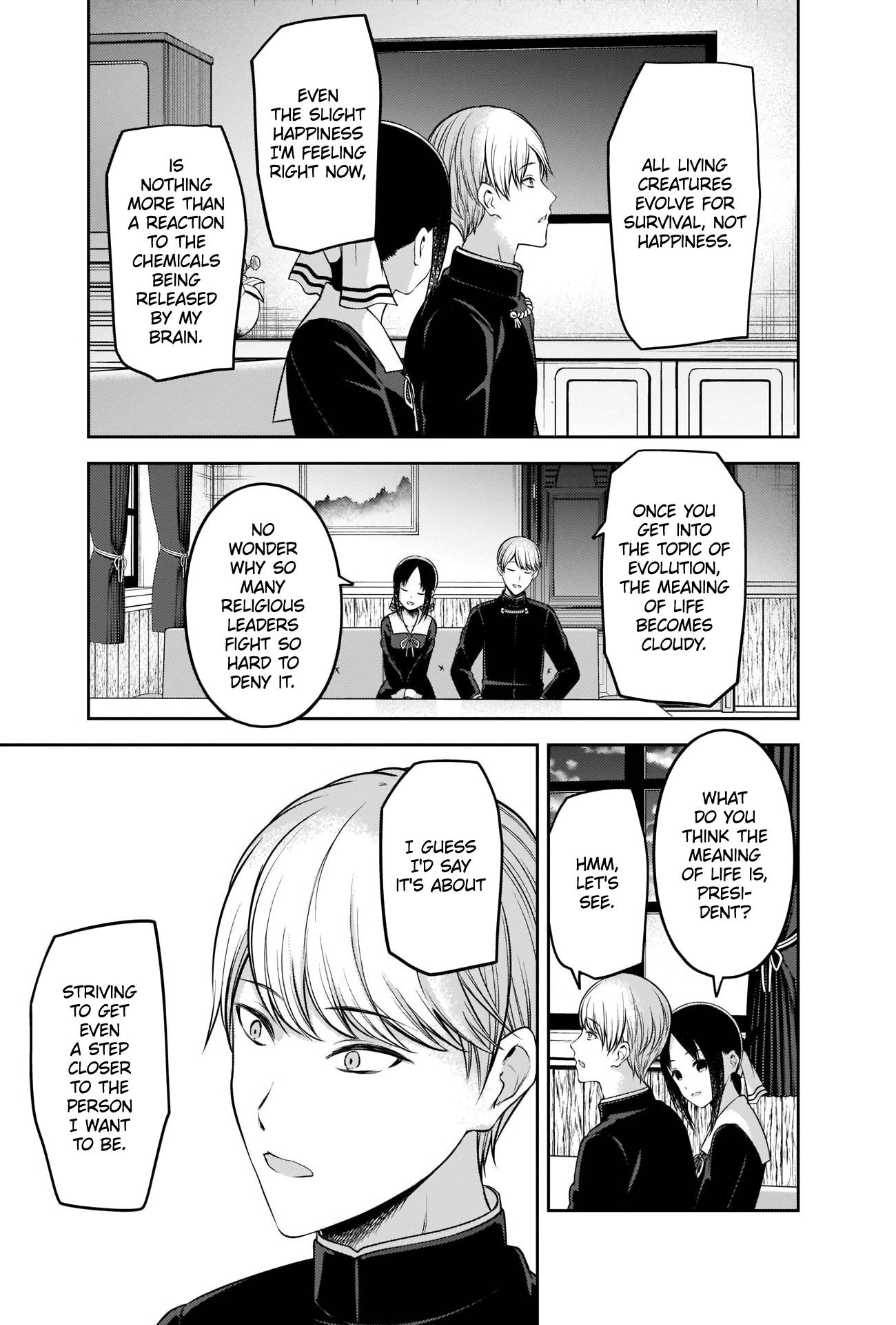 Kaguya-sama wa Kokurasetai - Tensai-tachi no Renai Zunousen chapter 218 page 4