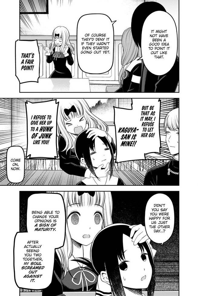 Kaguya-sama wa Kokurasetai - Tensai-tachi no Renai Zunousen chapter 223 page 4