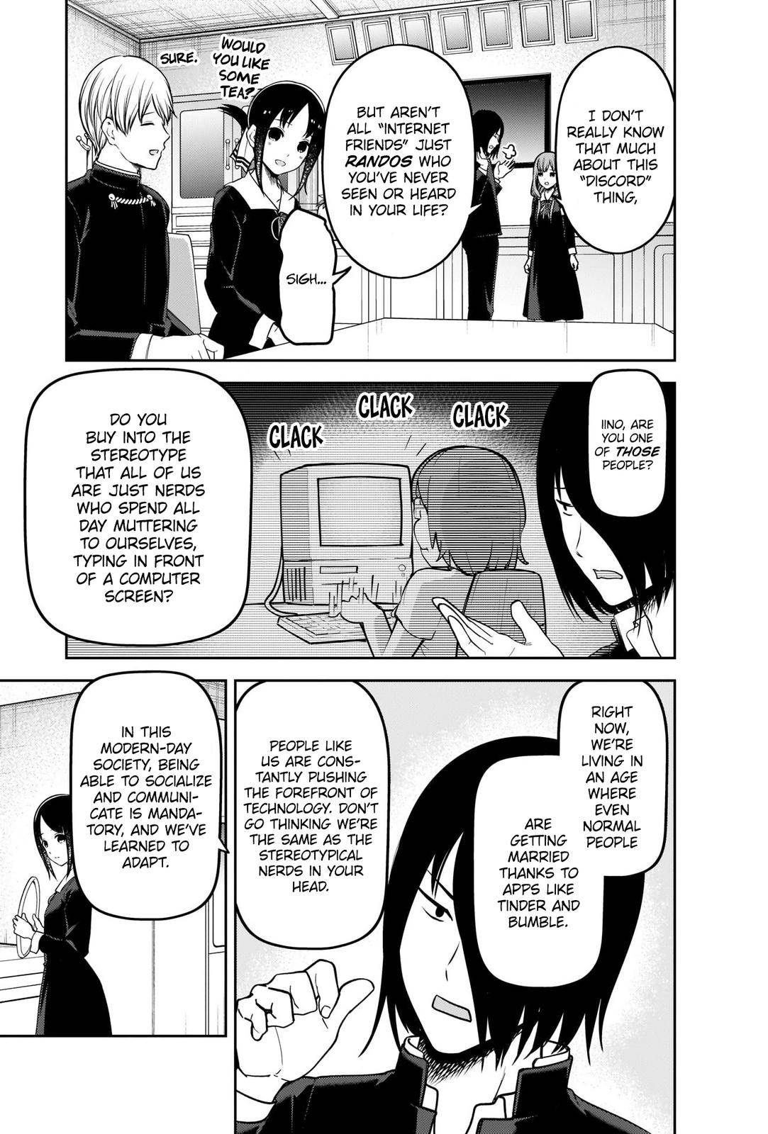 Kaguya-sama wa Kokurasetai - Tensai-tachi no Renai Zunousen chapter 228 page 4