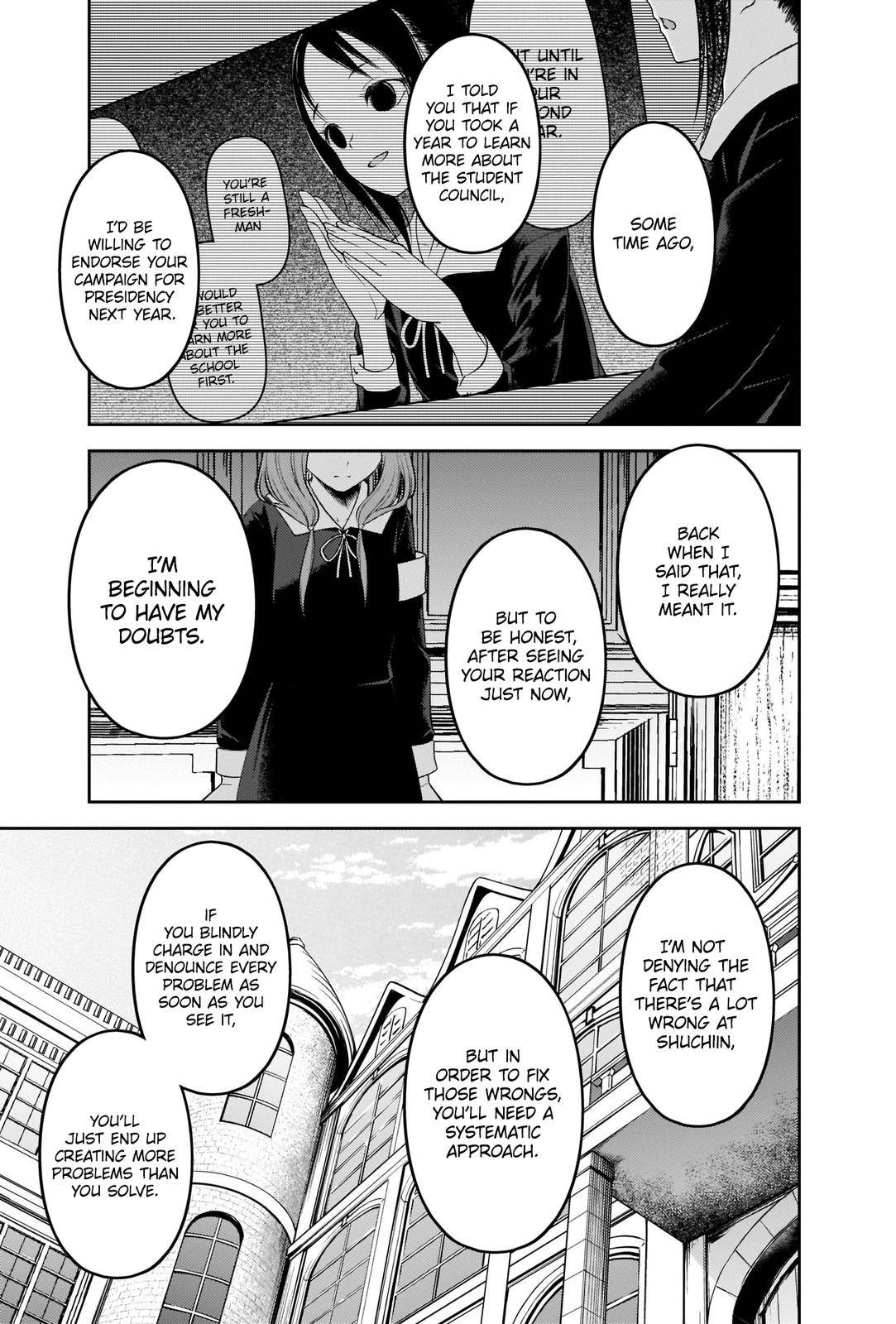 Kaguya-sama wa Kokurasetai - Tensai-tachi no Renai Zunousen chapter 233 page 6