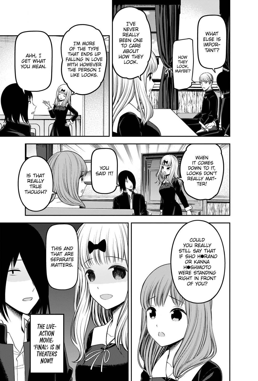 Kaguya-sama wa Kokurasetai - Tensai-tachi no Renai Zunousen chapter 235 page 4