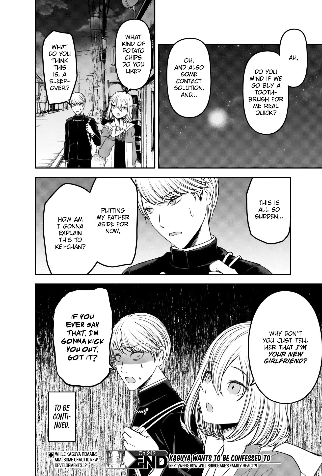 Kaguya-sama wa Kokurasetai - Tensai-tachi no Renai Zunousen chapter 242 page 17