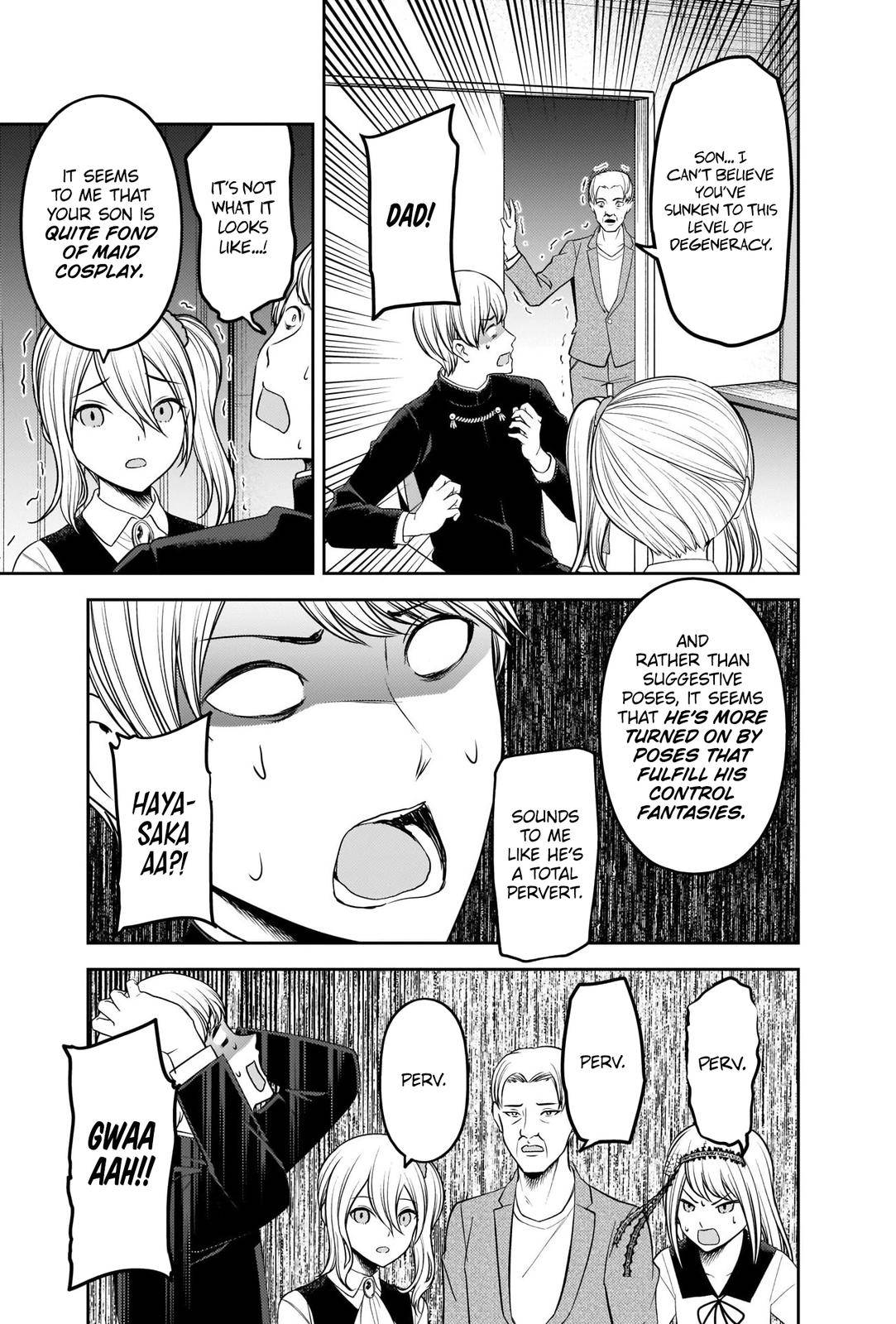 Kaguya-sama wa Kokurasetai - Tensai-tachi no Renai Zunousen chapter 243 page 14