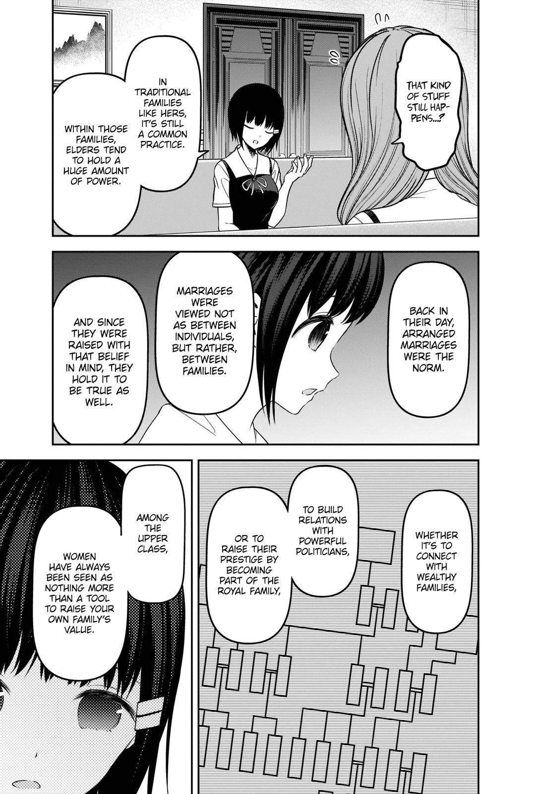 Kaguya-sama wa Kokurasetai - Tensai-tachi no Renai Zunousen chapter 247 page 8