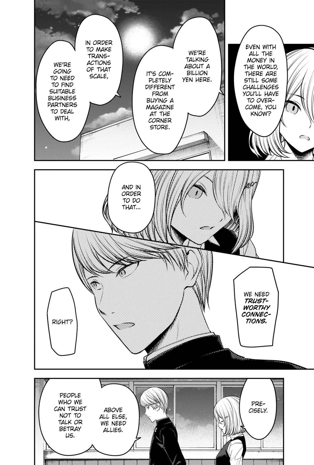 Kaguya-sama wa Kokurasetai - Tensai-tachi no Renai Zunousen chapter 250 page 1