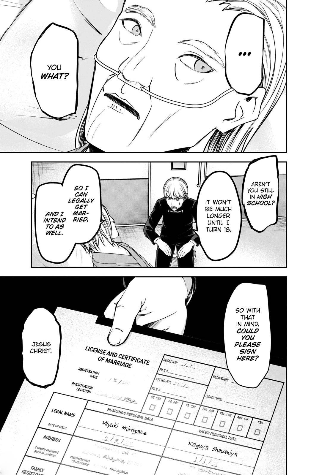 Kaguya-sama wa Kokurasetai - Tensai-tachi no Renai Zunousen chapter 253 page 6