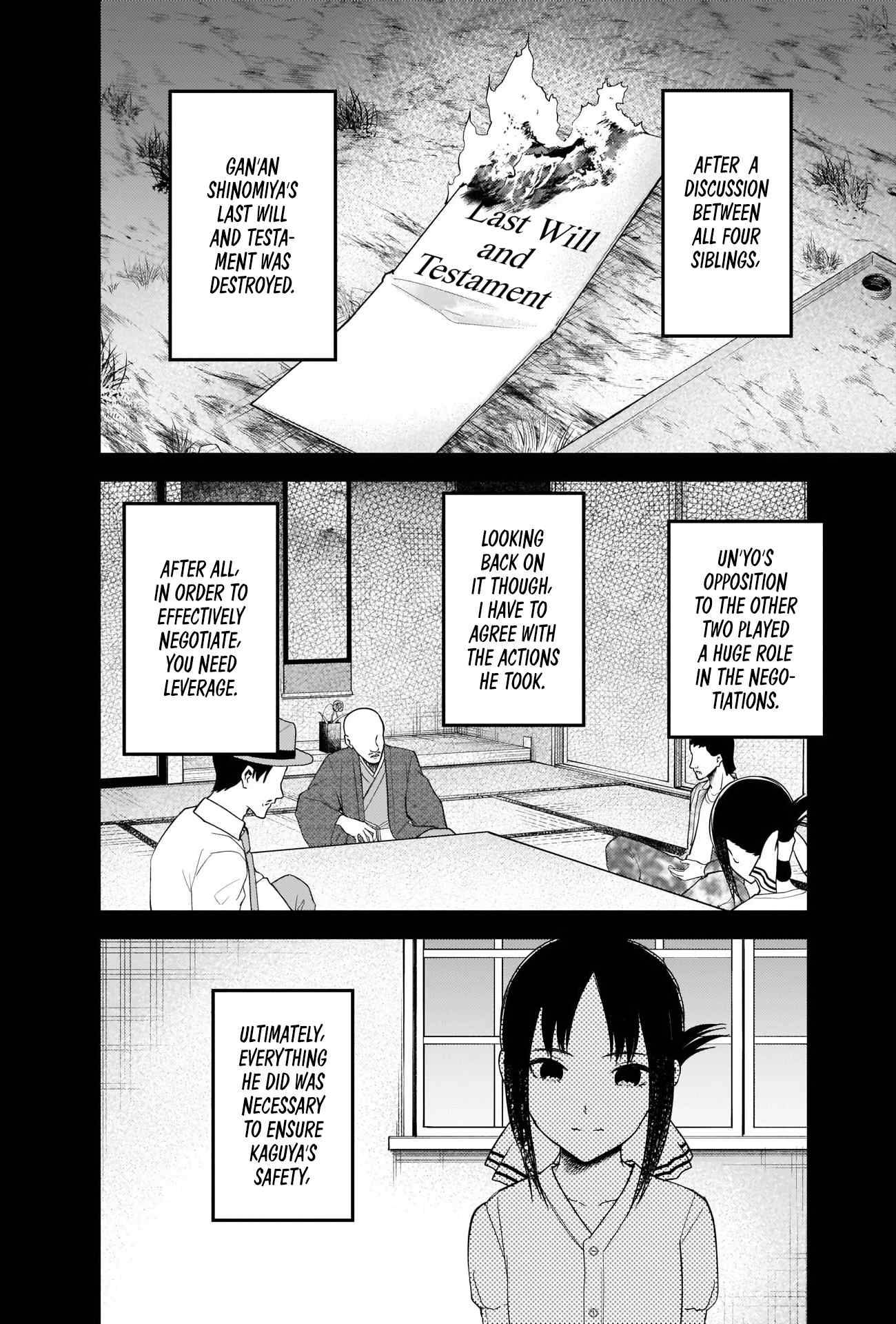Kaguya-sama wa Kokurasetai - Tensai-tachi no Renai Zunousen chapter 262 page 1