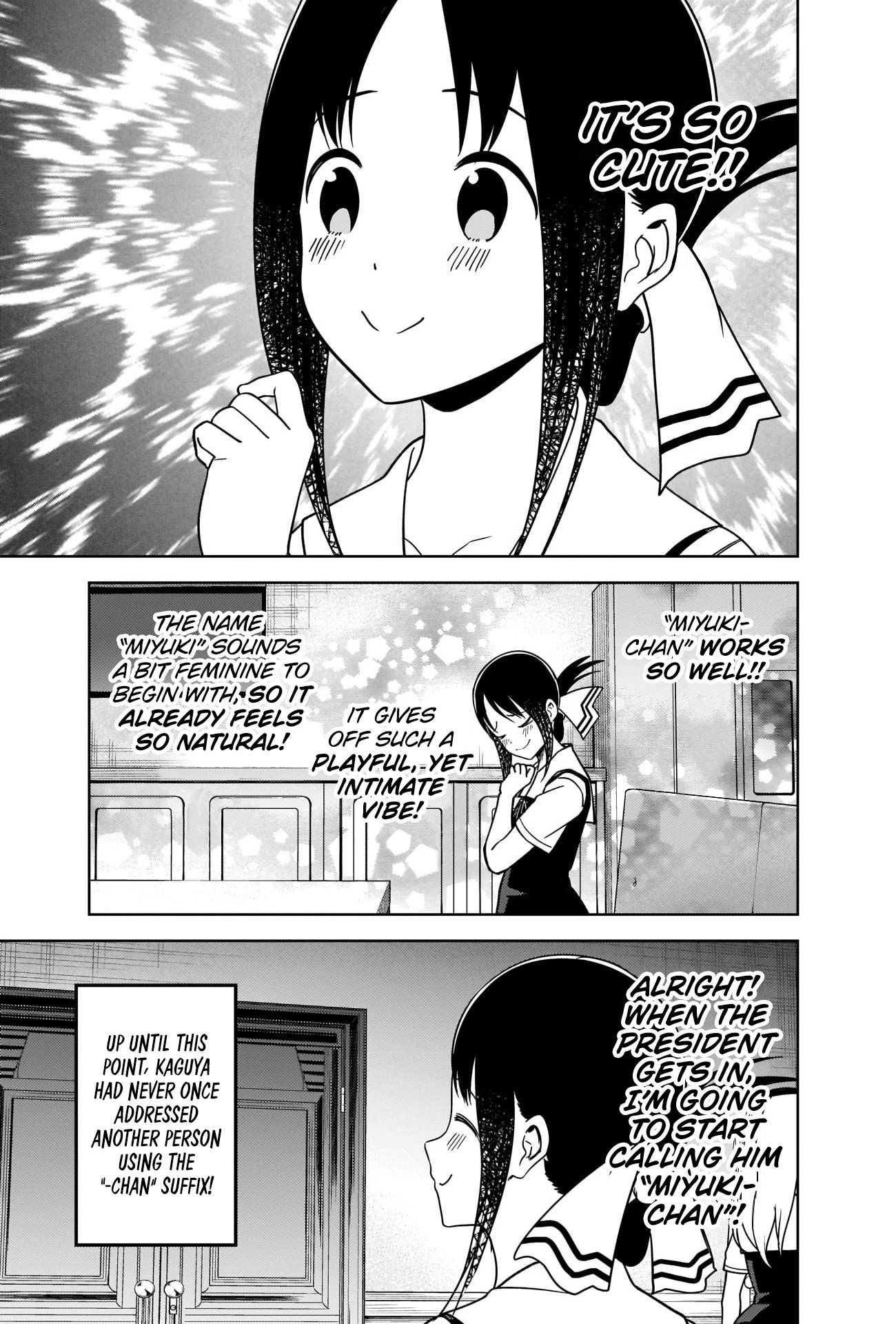Kaguya-sama wa Kokurasetai - Tensai-tachi no Renai Zunousen chapter 264 page 8