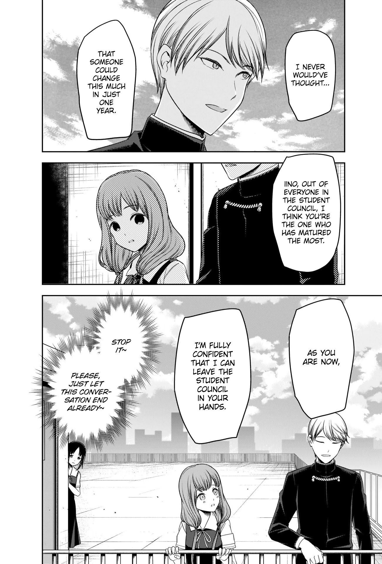 Kaguya-sama wa Kokurasetai - Tensai-tachi no Renai Zunousen chapter 265 page 7