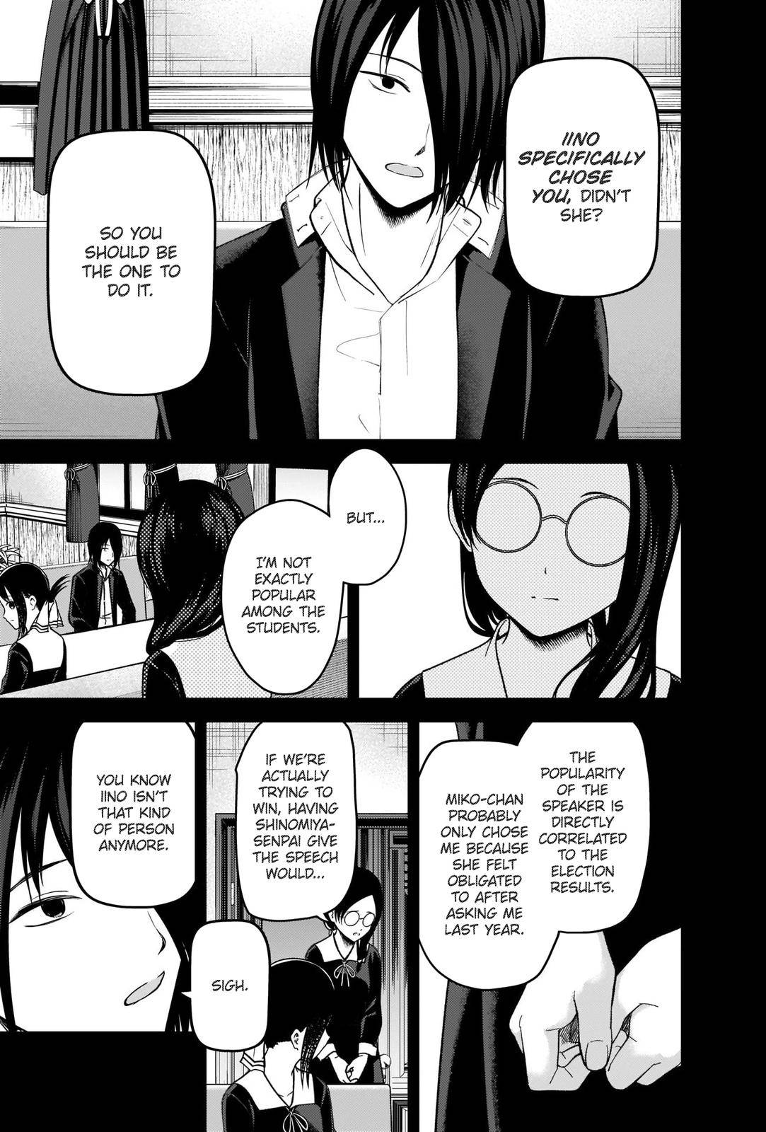 Kaguya-sama wa Kokurasetai - Tensai-tachi no Renai Zunousen chapter 275 page 2