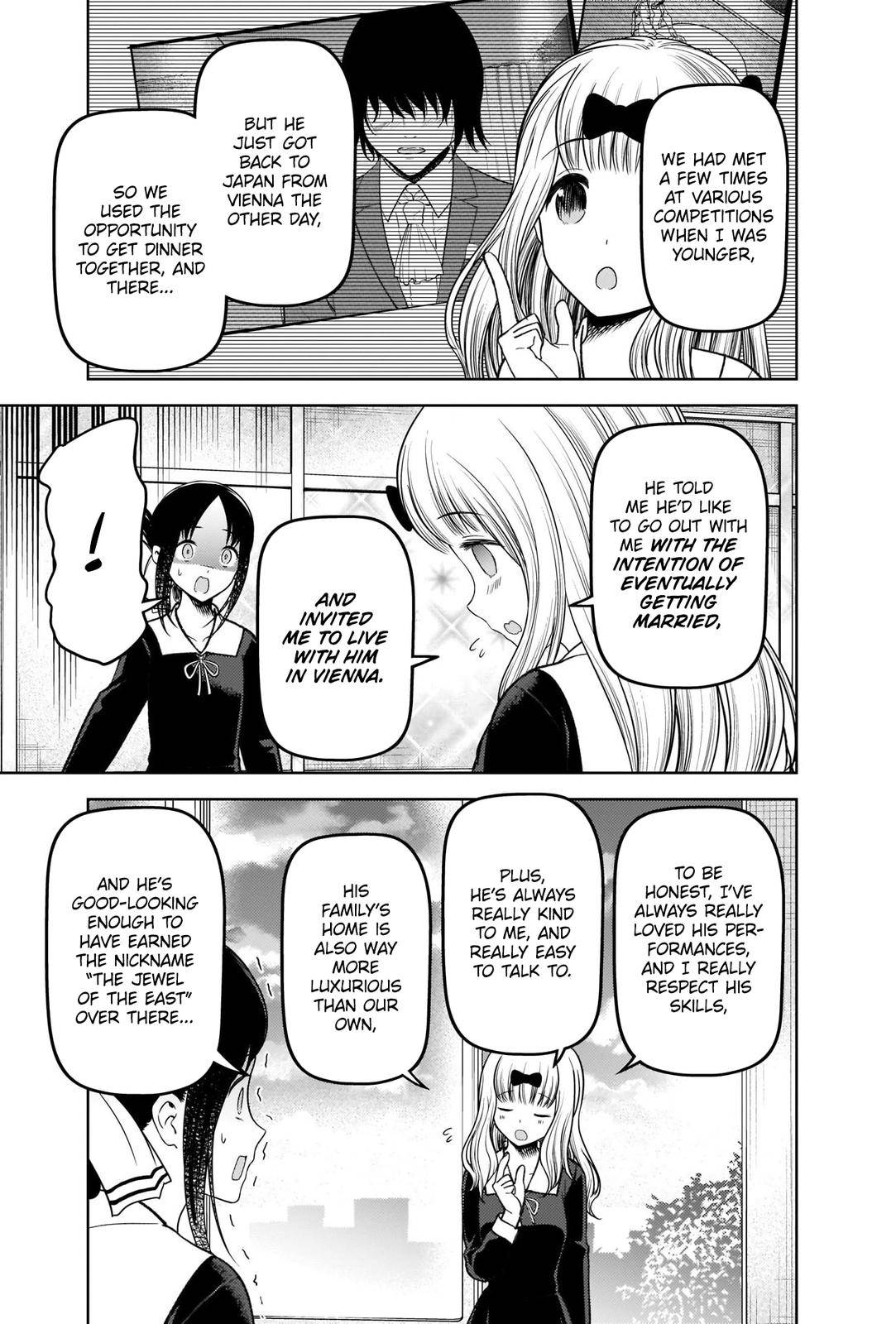Kaguya-sama wa Kokurasetai - Tensai-tachi no Renai Zunousen chapter 279 page 8