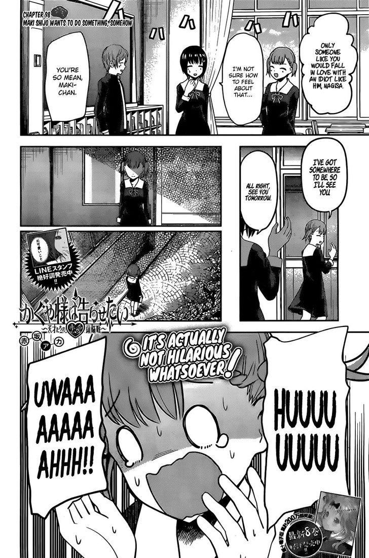 Kaguya-sama wa Kokurasetai - Tensai-tachi no Renai Zunousen chapter 98 page 2