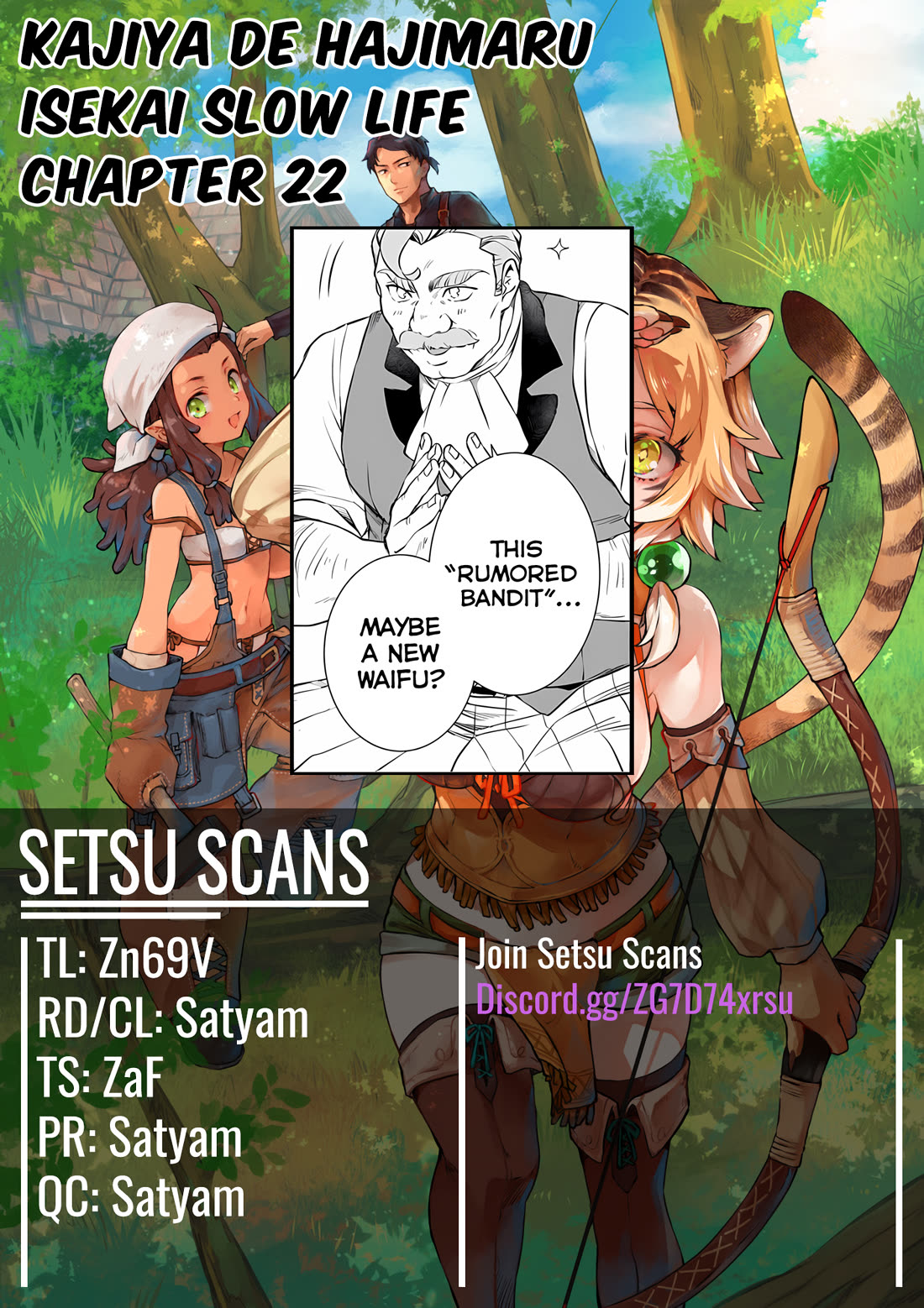 Kajiya de Hajimeru Isekai Slow Life chapter 22 page 1