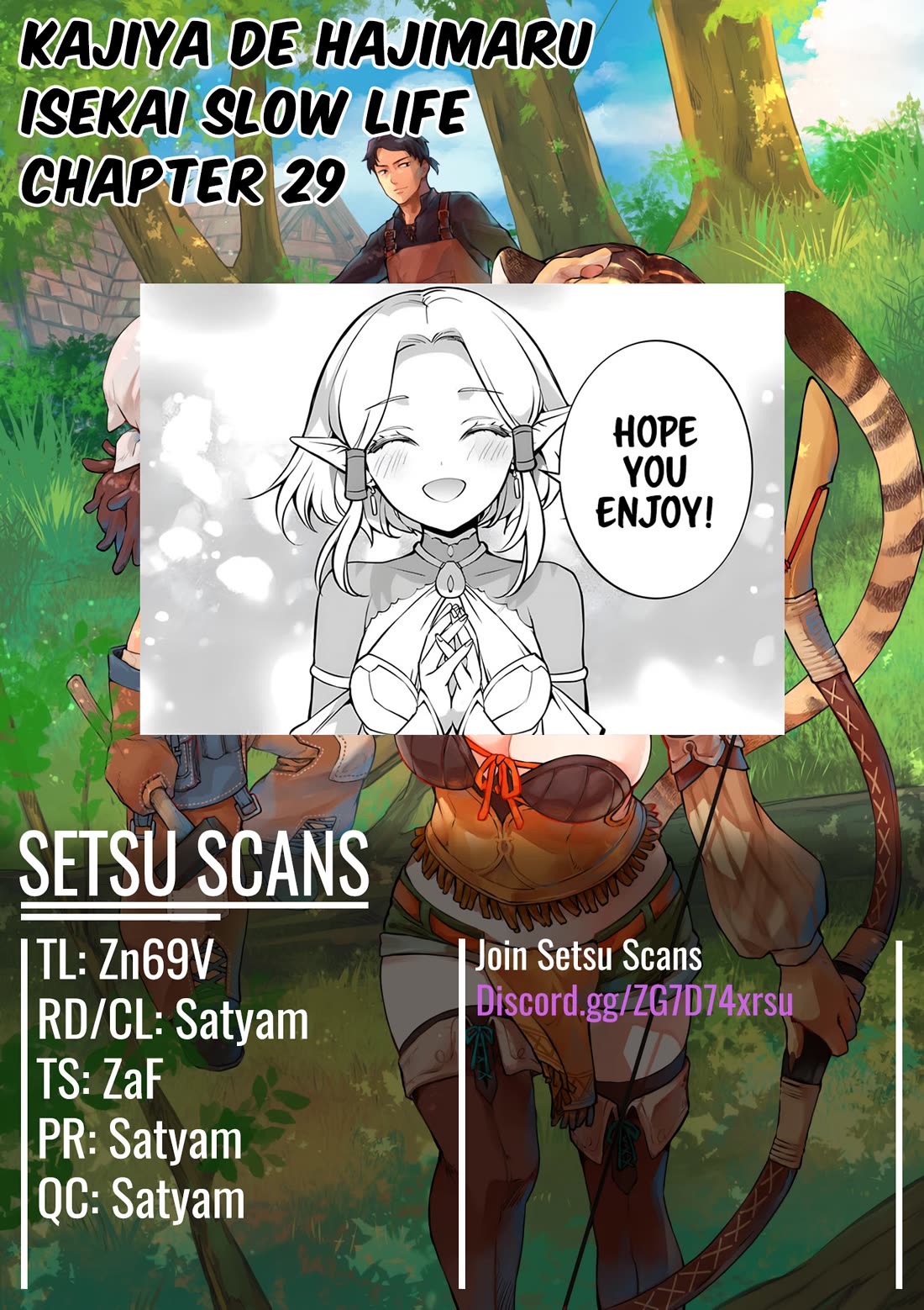 Kajiya de Hajimeru Isekai Slow Life chapter 29 page 1