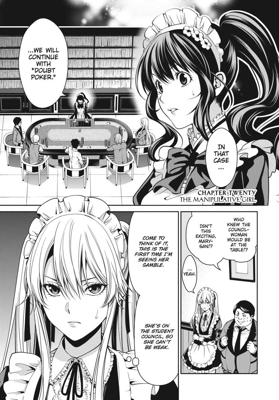 Kakegurui Twin chapter 20 page 1