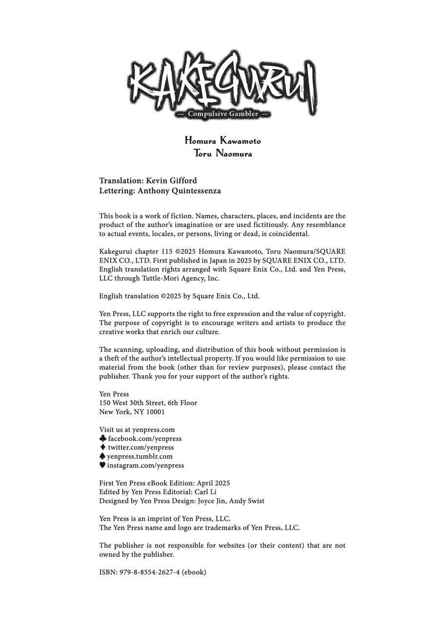 Kakegurui chapter 115 page 34