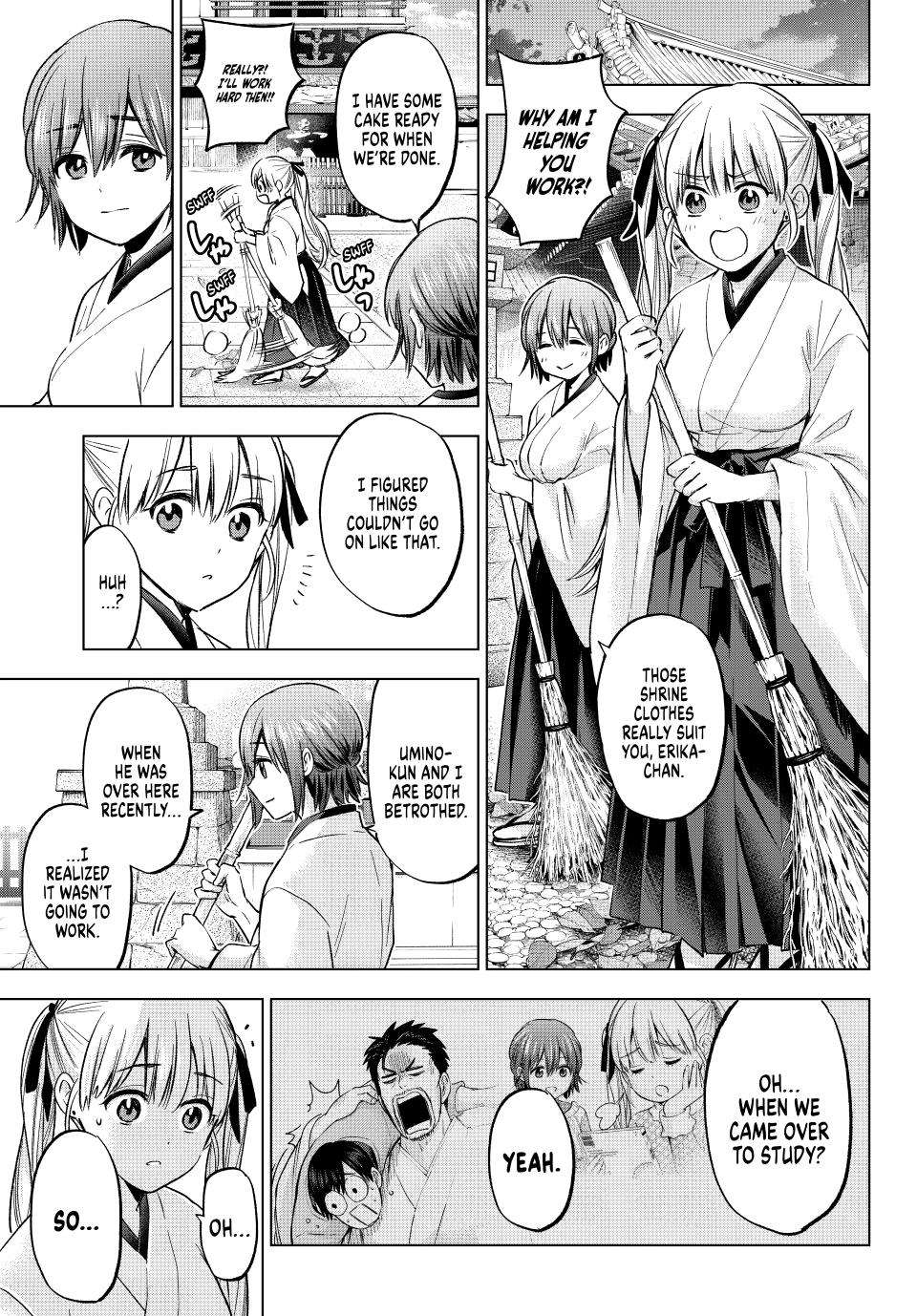 Kakkou no Iinazuke chapter 161 page 12