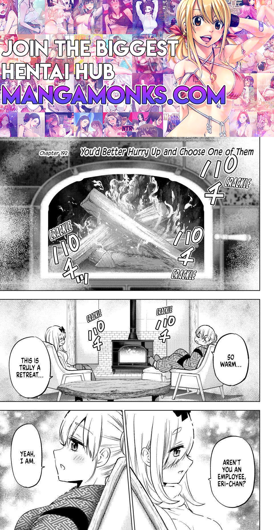 Kakkou no Iinazuke chapter 192 page 1