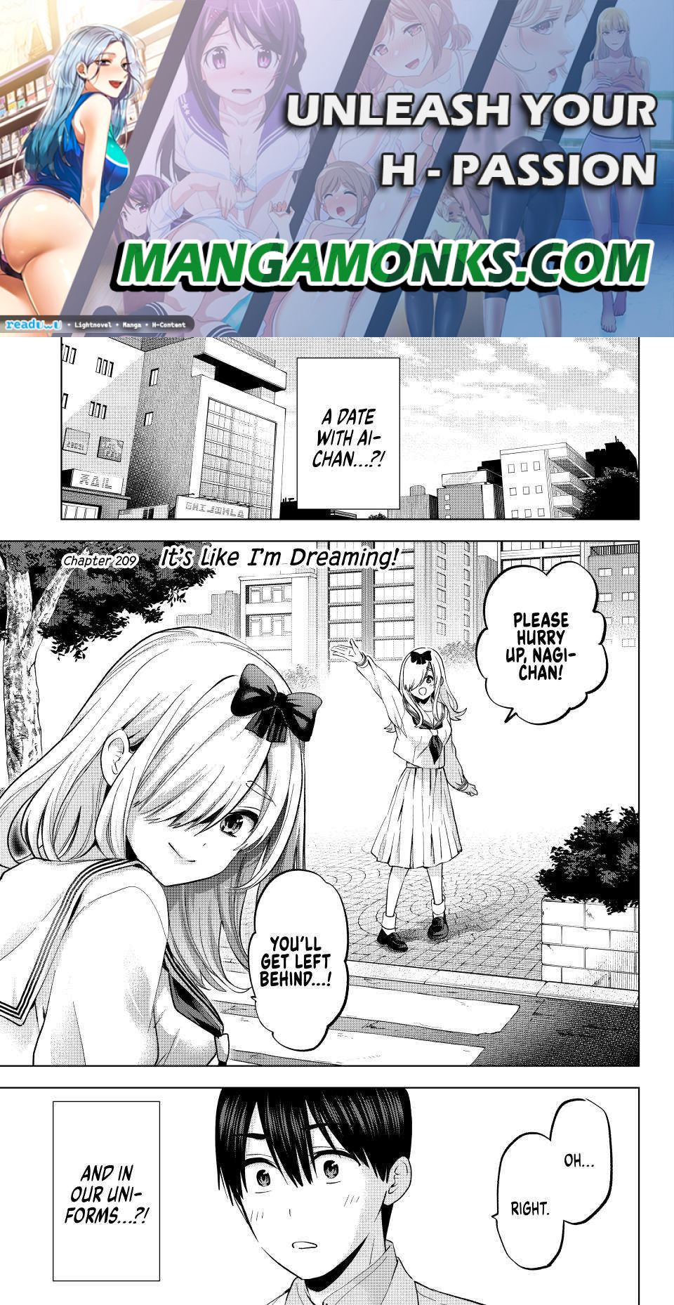 Kakkou no Iinazuke chapter 209 page 1