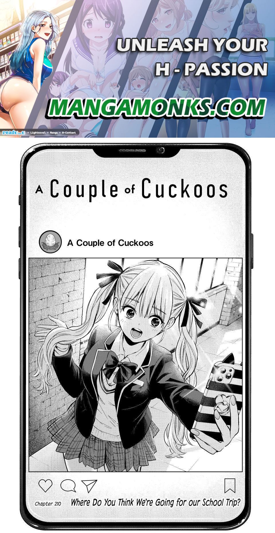 Kakkou no Iinazuke chapter 210 page 1