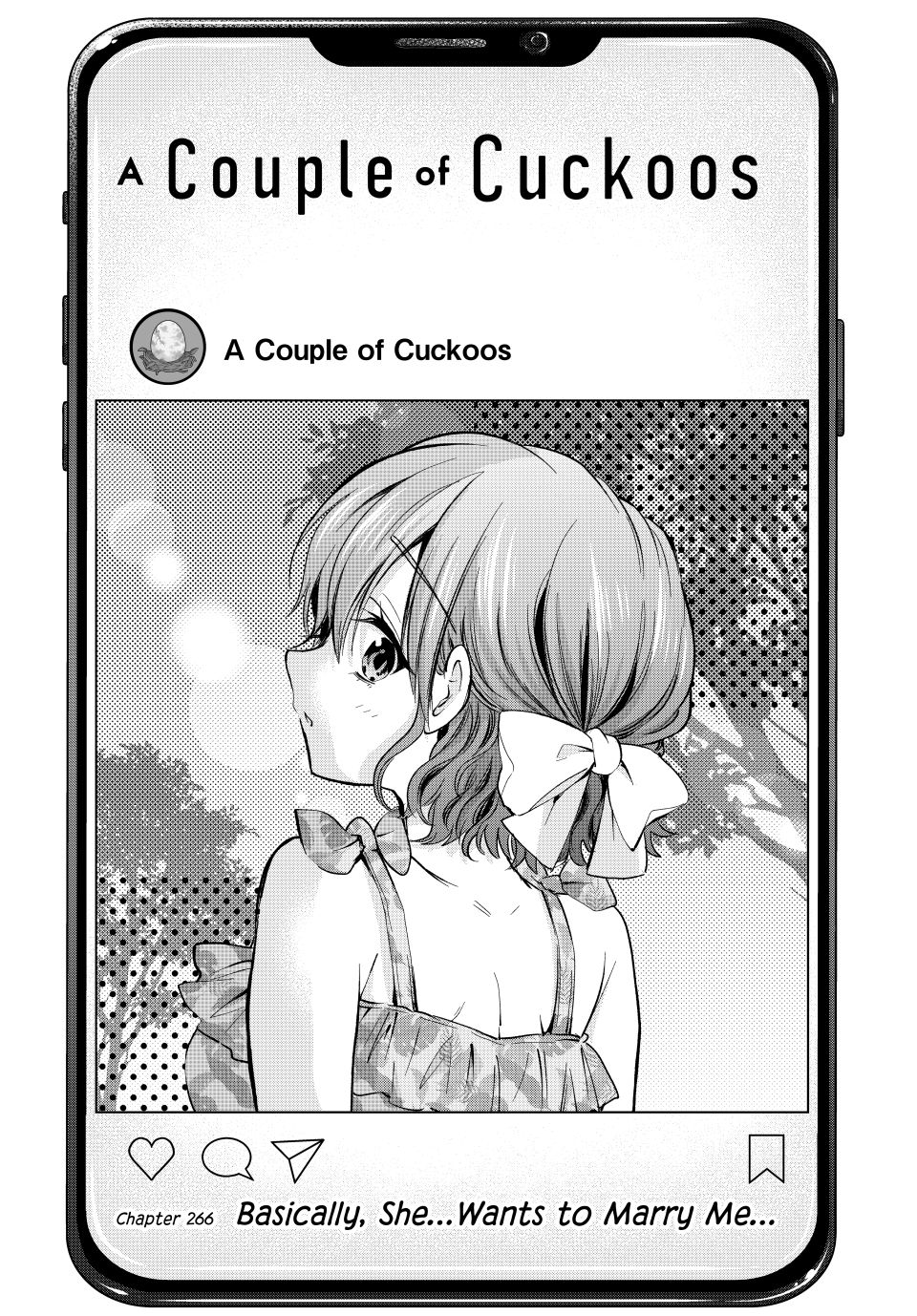 Kakkou no Iinazuke chapter 266 page 1